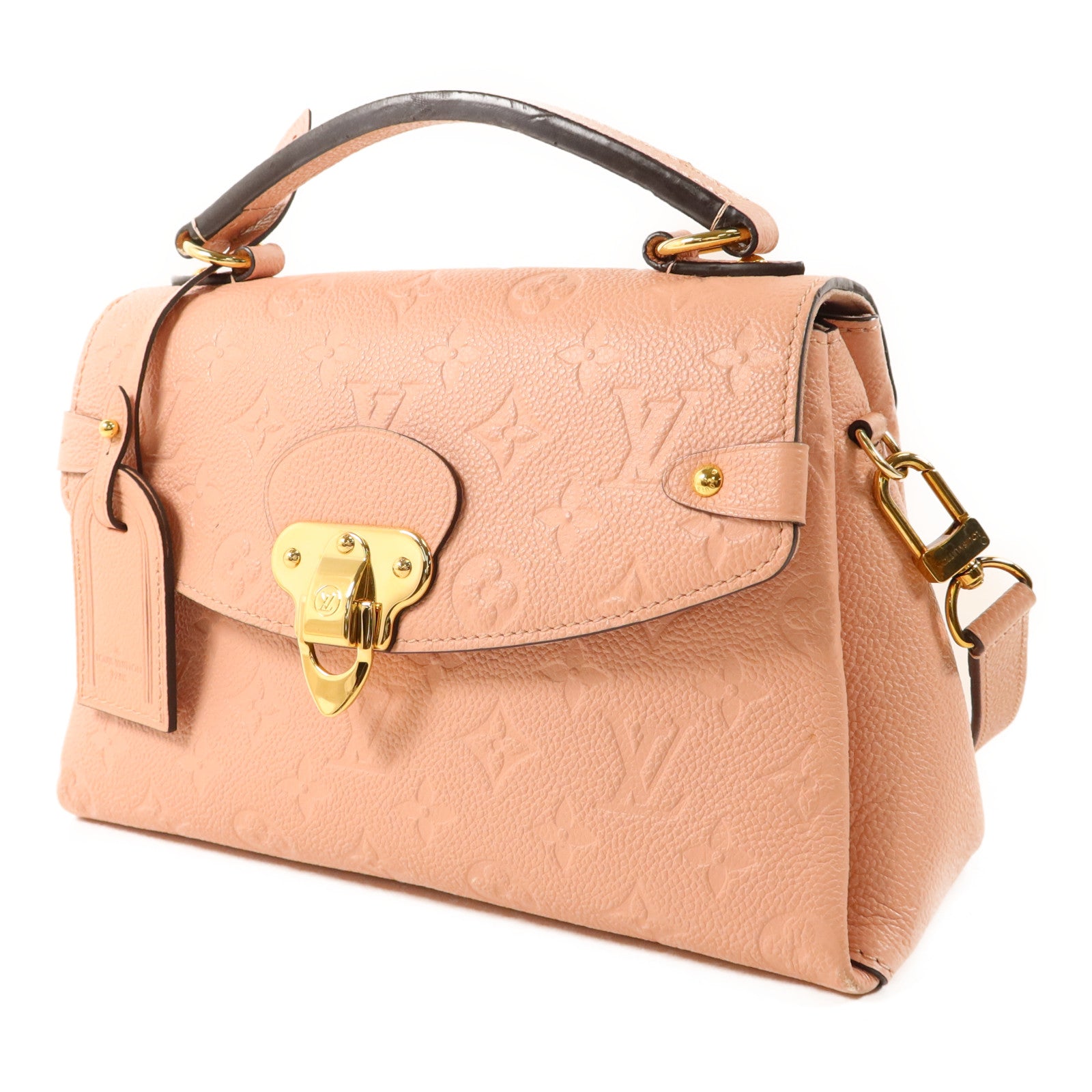 LOUIS VUITTON Monogram Empreinte Georges BB金扣手挽肩背兩用袋