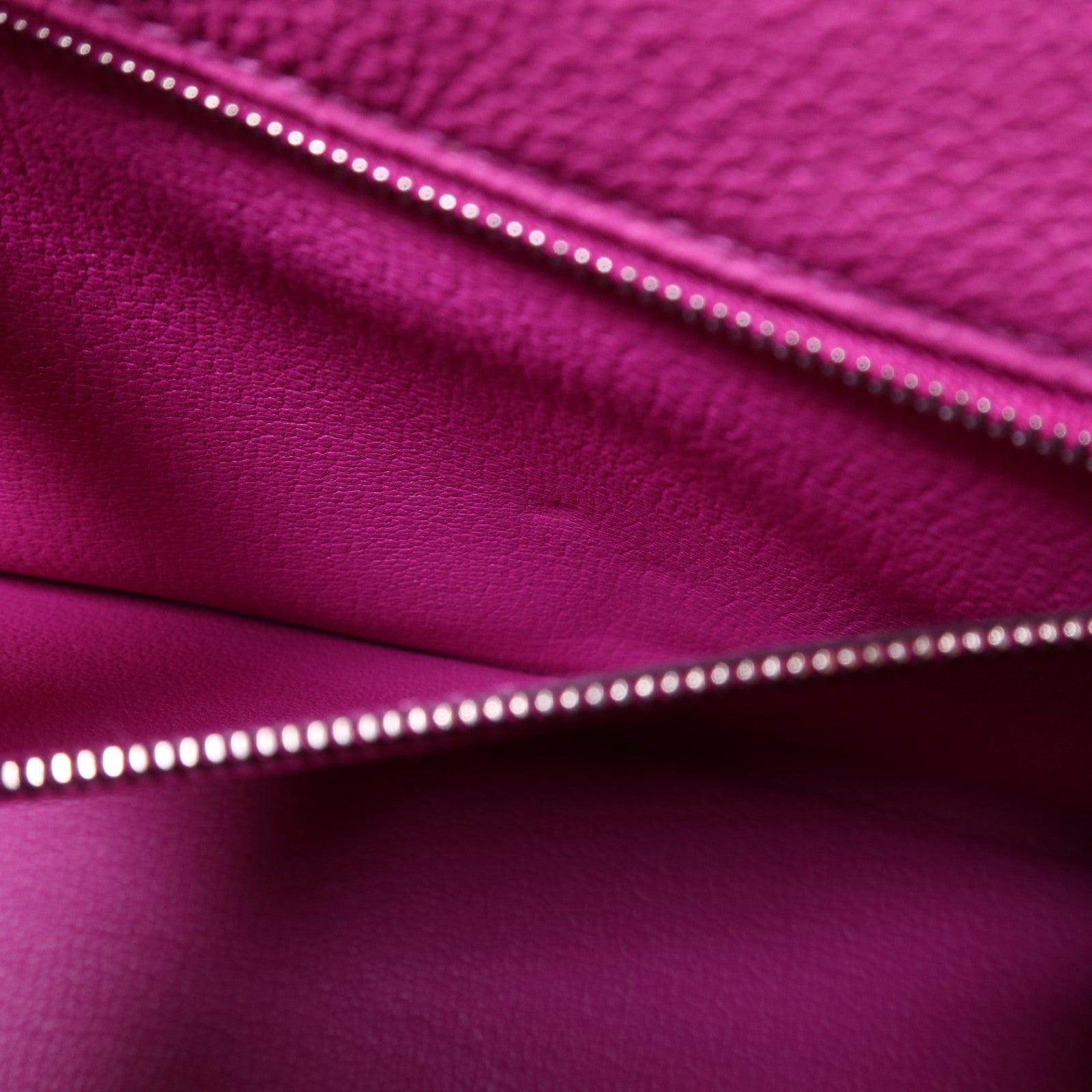 HERMES Togo皮革Kelly 28銀扣手挽肩背兩用袋Rose Pourpre