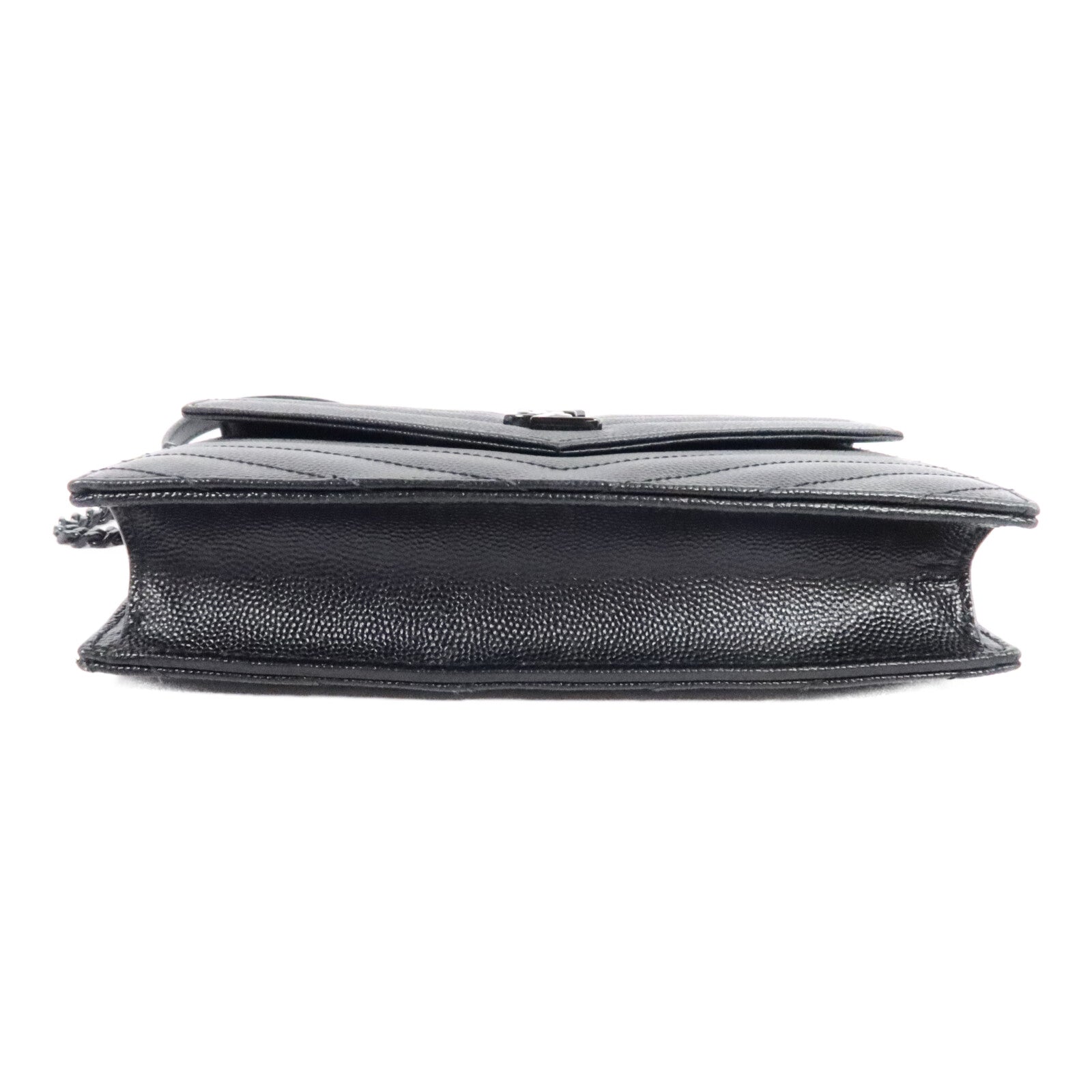 SAINT LAURENT 牛皮皮革Cassandre Envelope Chain Wallet鏈帶肩背袋