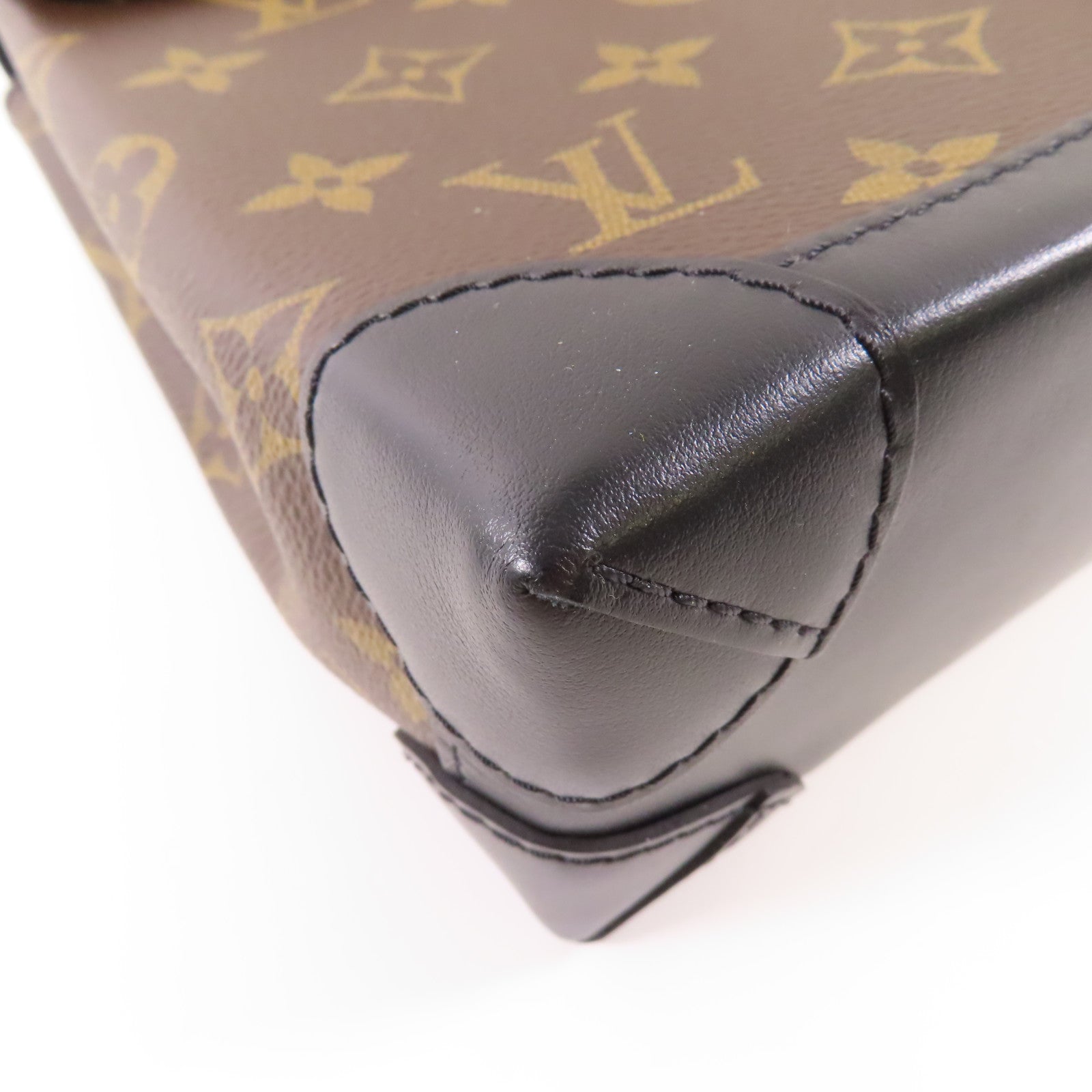 LOUIS VUITTON LV Steamer Nano Shoulder Bag M80327 Monogram Brown/Black
