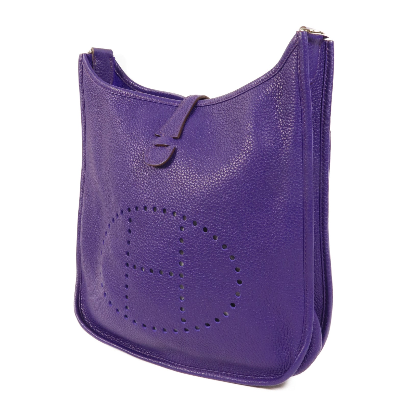 HERMES Clemence皮革Evelyne PM 肩背袋Iris