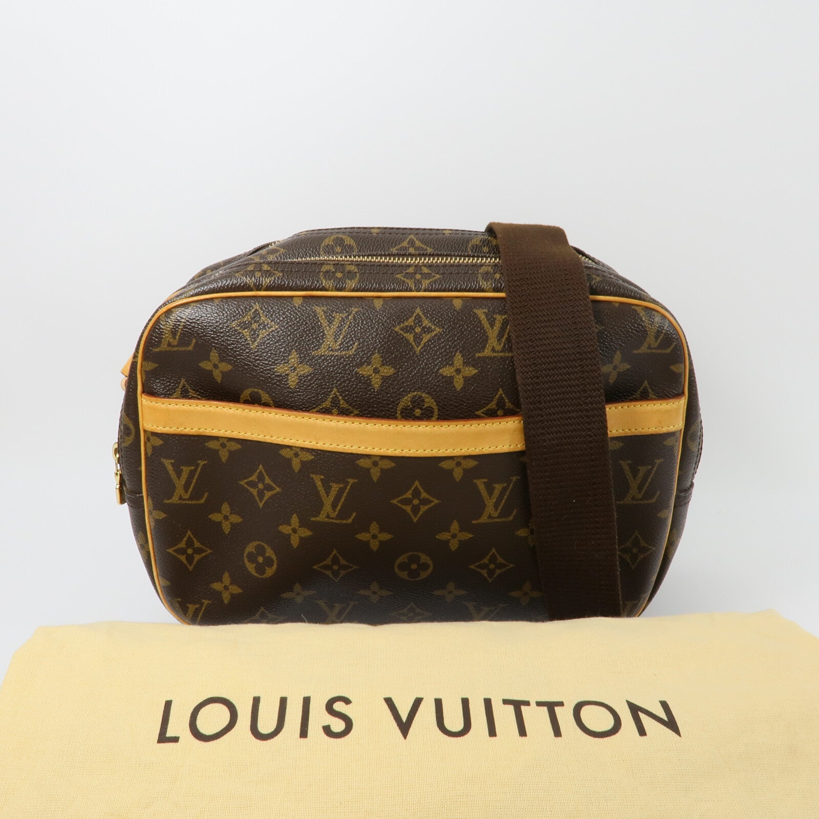 LOUIS VUITTON Monogram Reporter PM肩背袋
