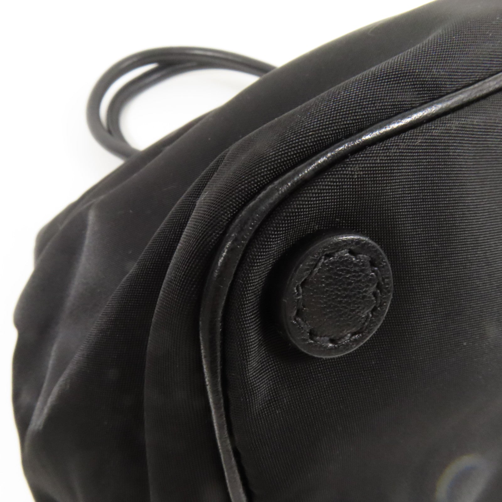 PRADA 尼龍Ribbon Motif金扣手挽肩背兩用袋