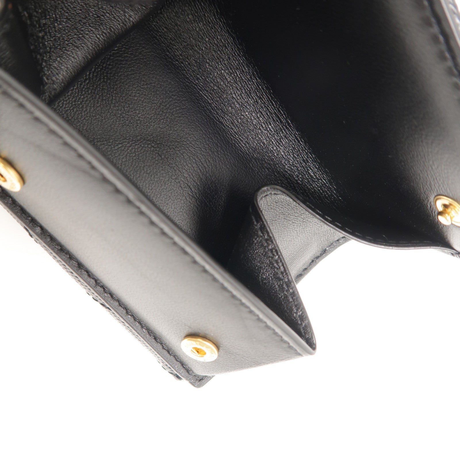 SAINT LAURENT 牛皮皮革Cassandre Matelasse Origami Tiny Wallet錢包