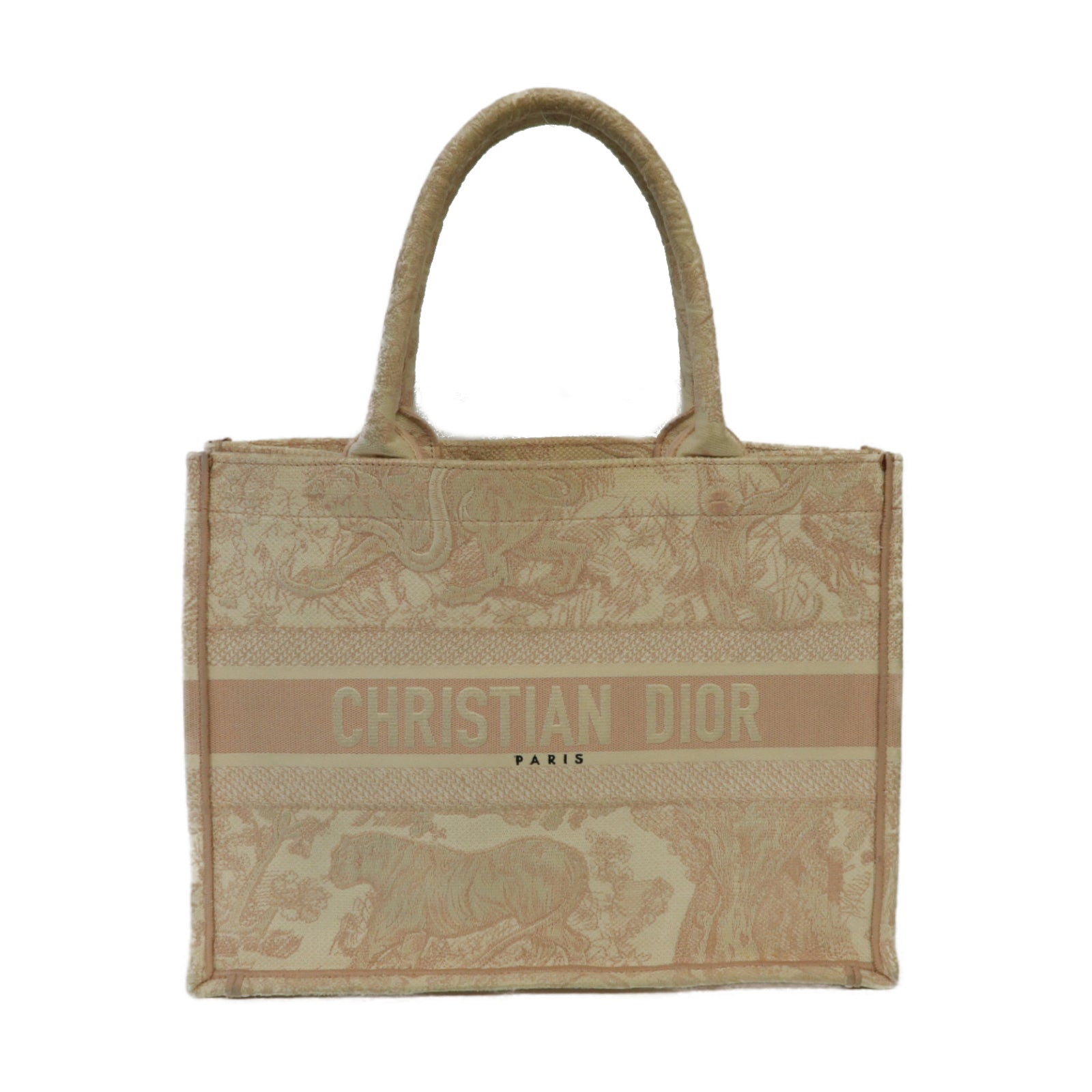 Dior 【激減優惠】帆布Book Tote手挽袋粉紅色