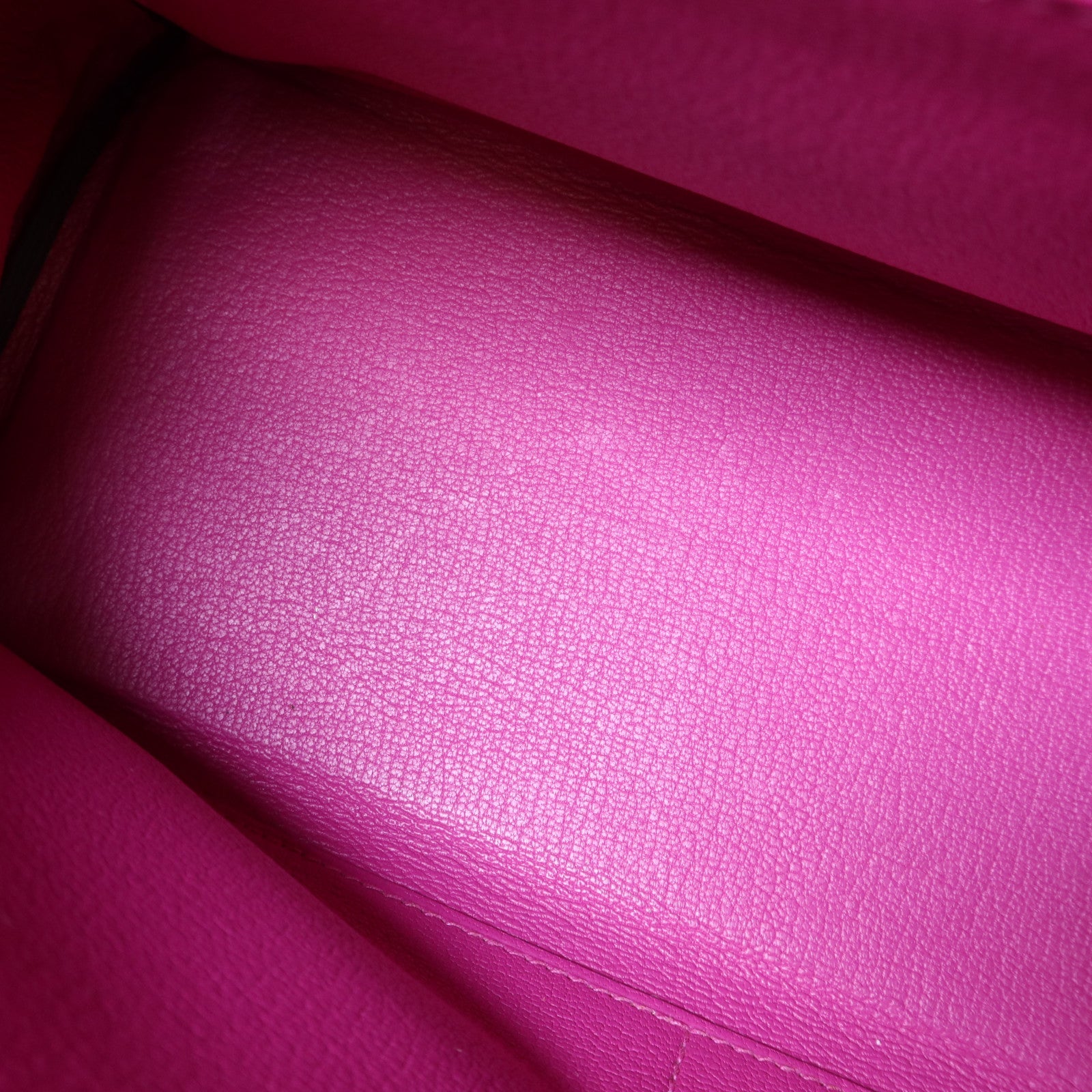 HERMES Togo皮革Kelly 28銀扣手挽肩背兩用袋Rose Pourpre