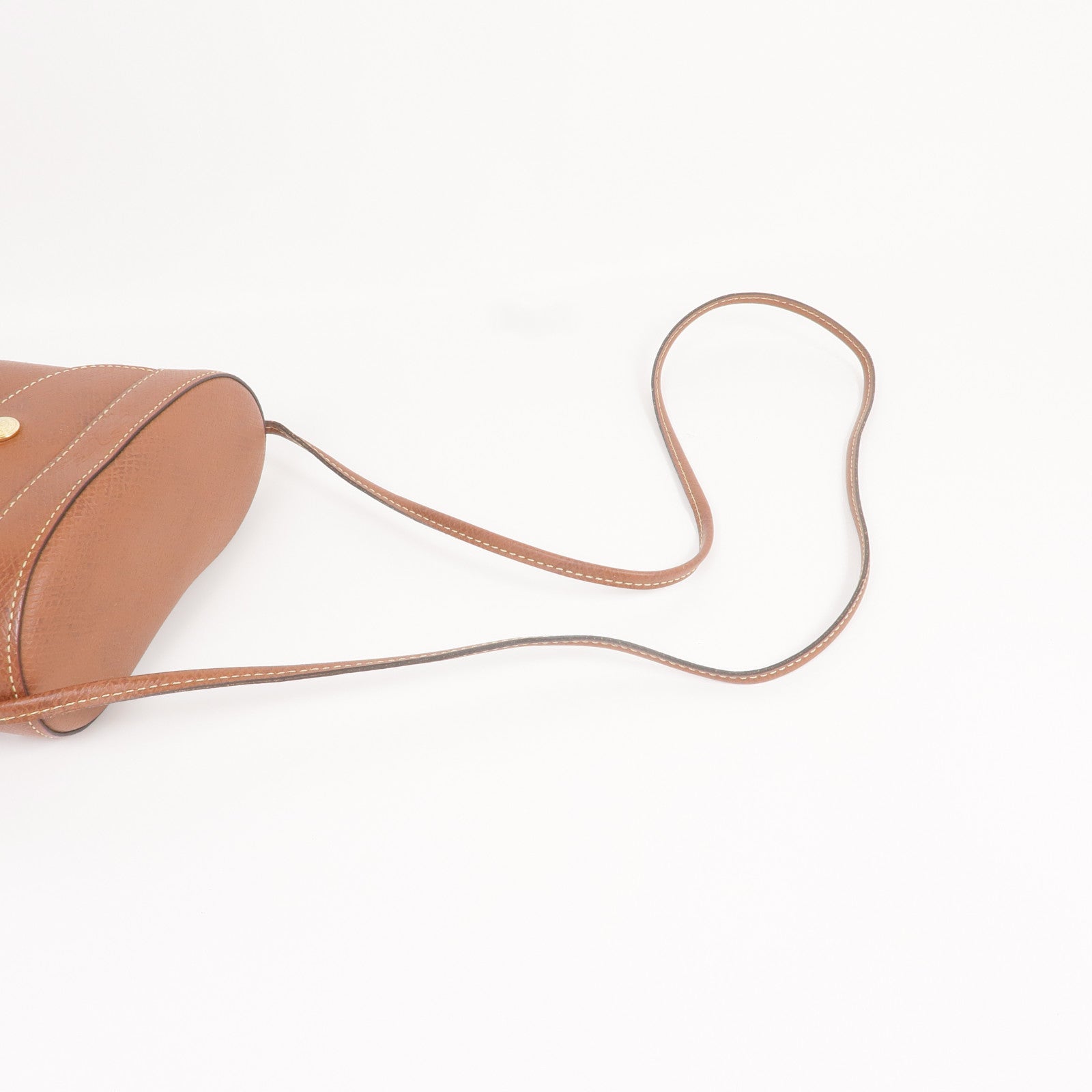 Longchamp 牛皮皮革Shoulder Bag金扣肩背袋