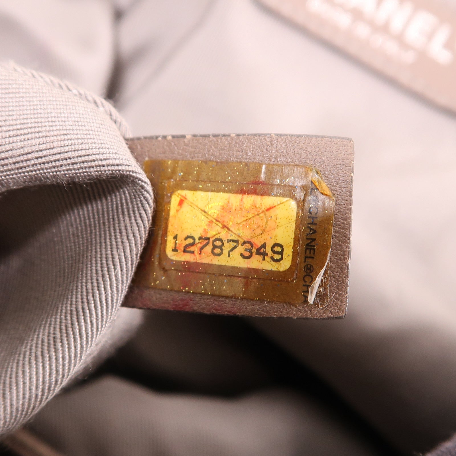 CHANEL 牛仔布Shoulder Bag銀扣肩背袋