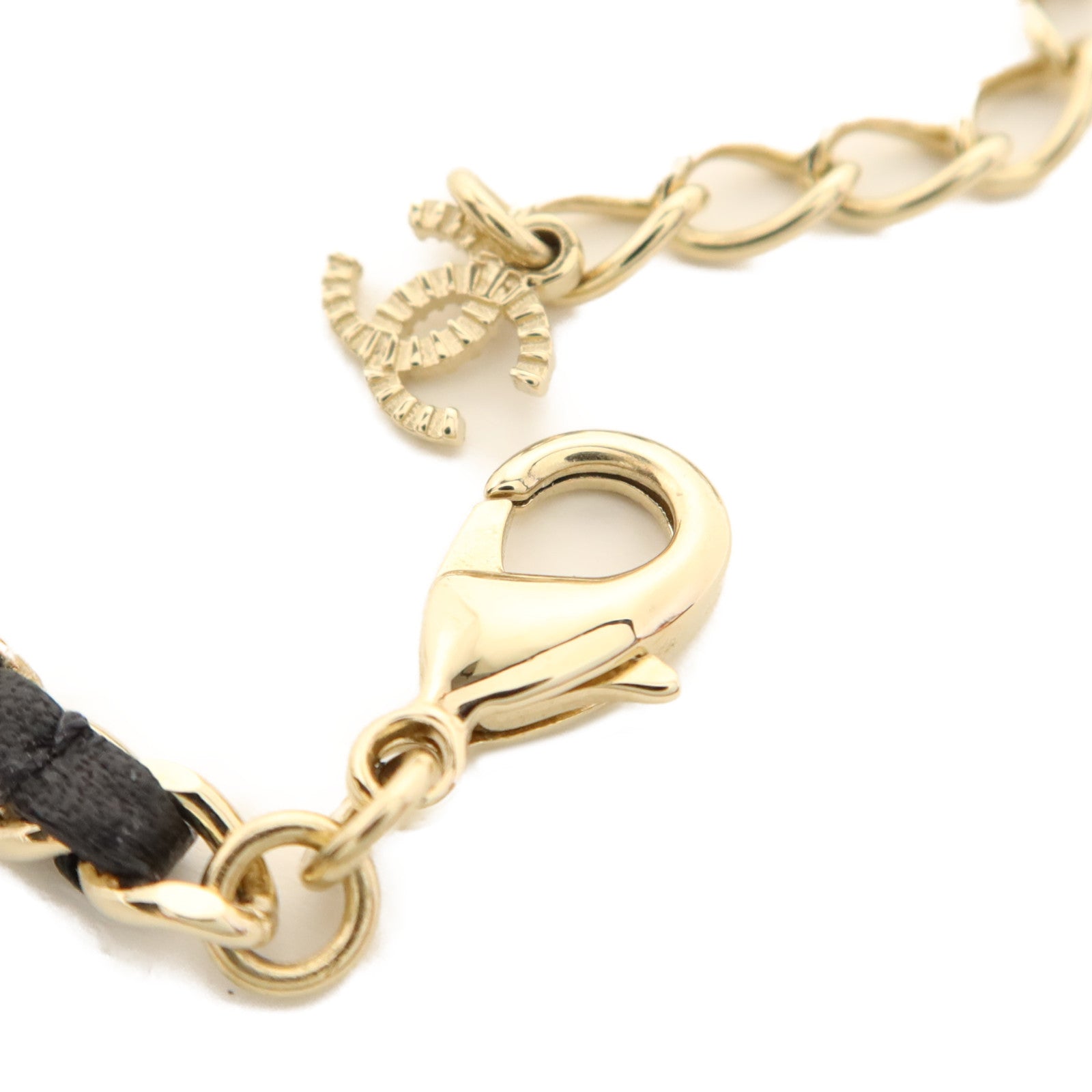 CHANEL 金屬/皮革Necklace項鍊