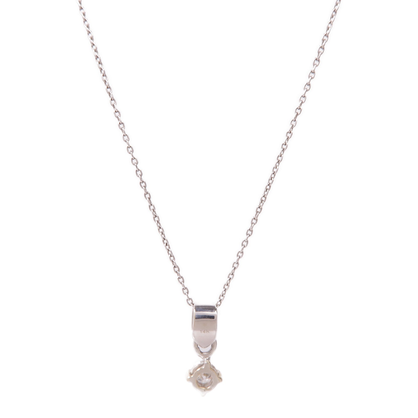 JEWELRY 14K白金Diamond Necklace鑽石項鍊