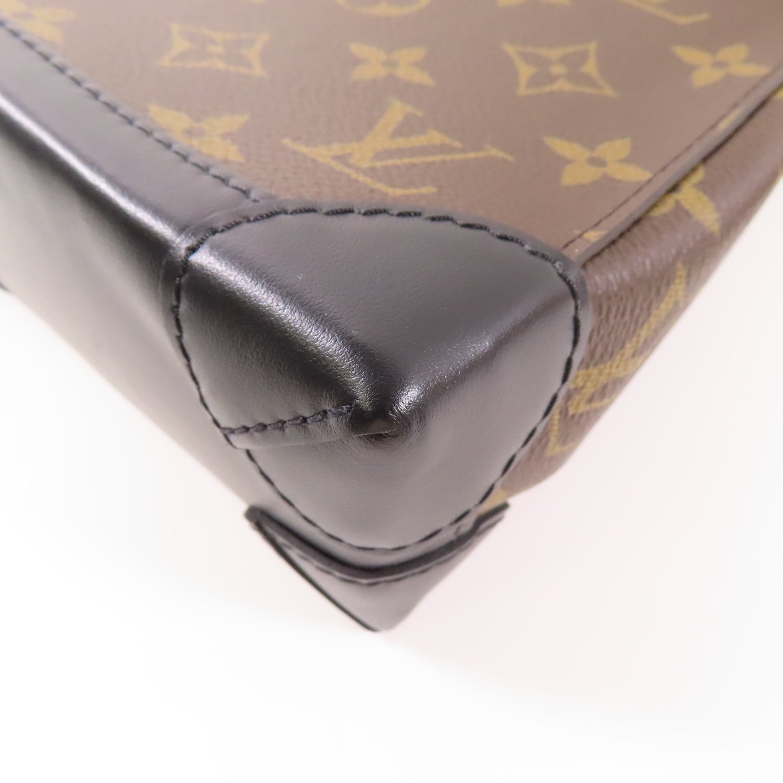 LOUIS VUITTON LV Steamer Nano Shoulder Bag M80327 Monogram Brown/Black
