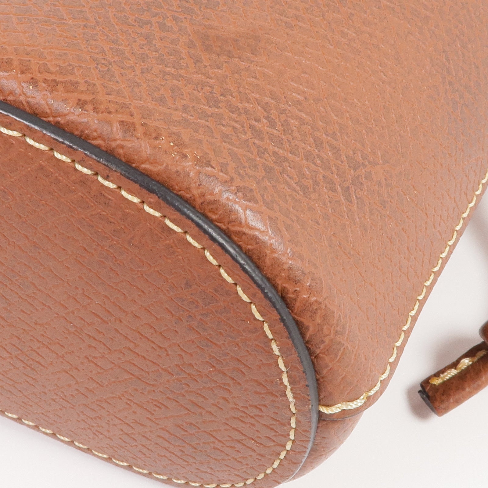 Longchamp 牛皮皮革Shoulder Bag金扣肩背袋
