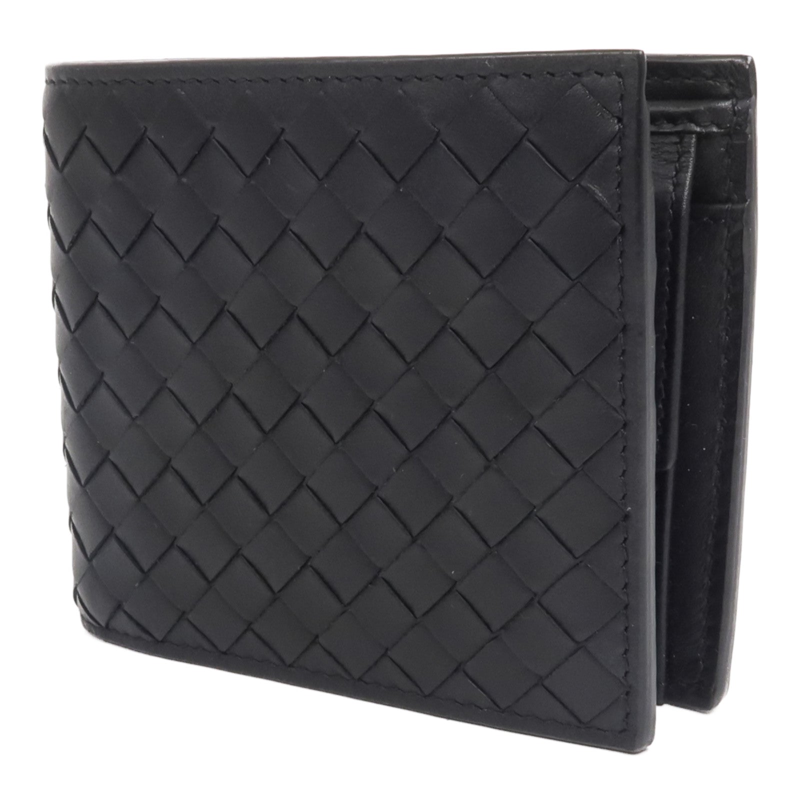 BOTTEGA VENETA 牛皮皮革Intrecciato Bi-Fold Wallet錢包