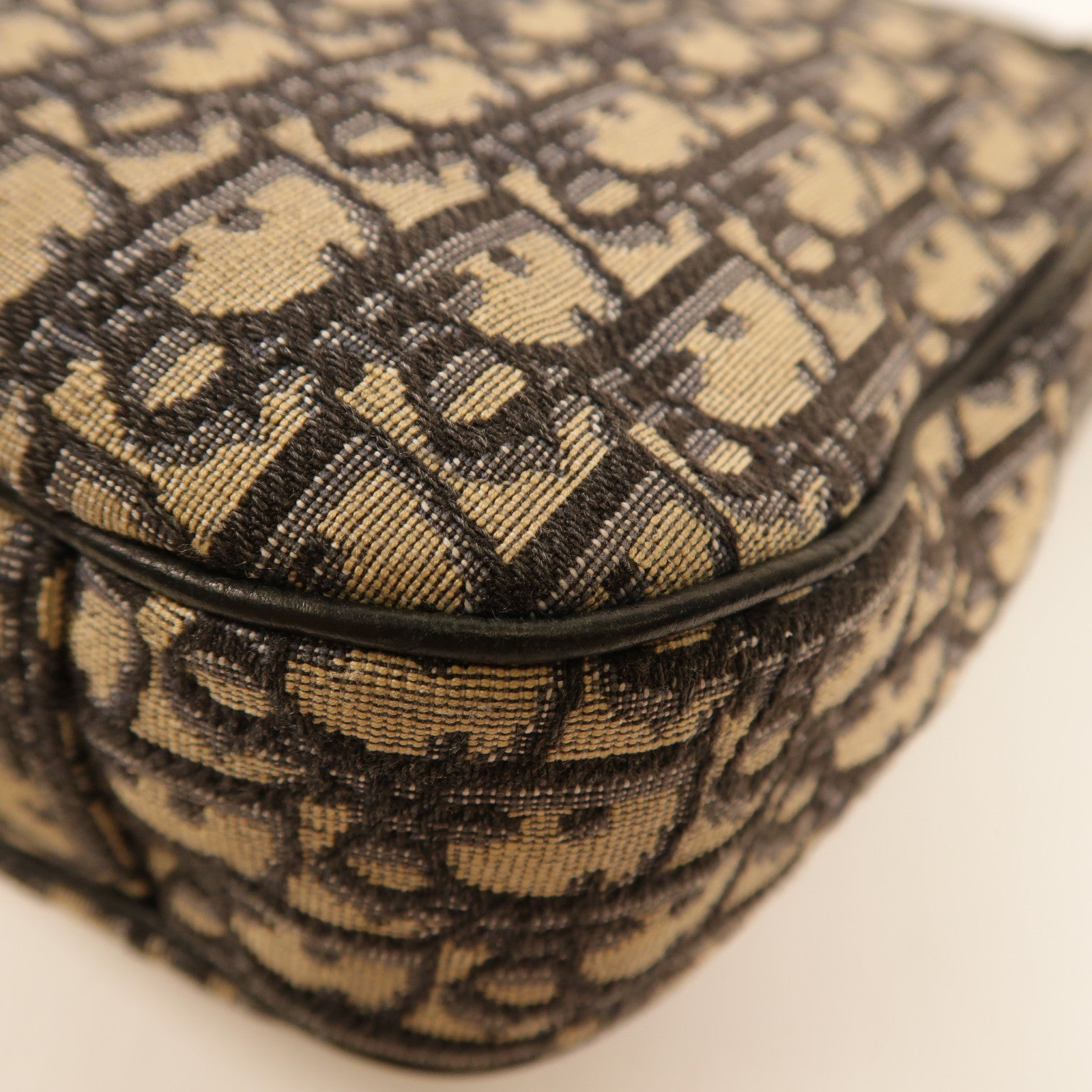 Dior 牛皮皮革/帆布Saddle Bag Large肩背袋