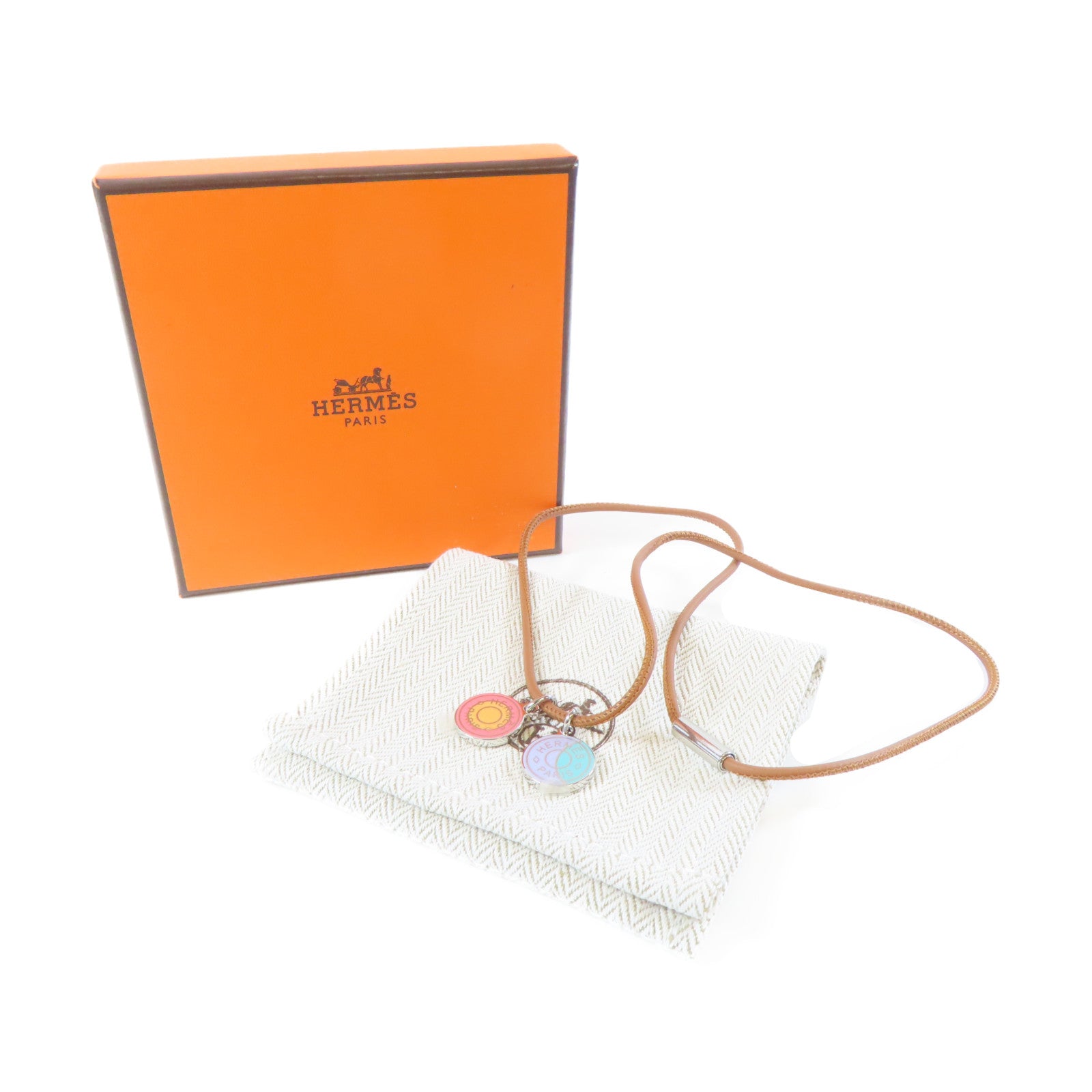 HERMES 【激減優惠】金屬Eclipse Necklace項鍊#48cm