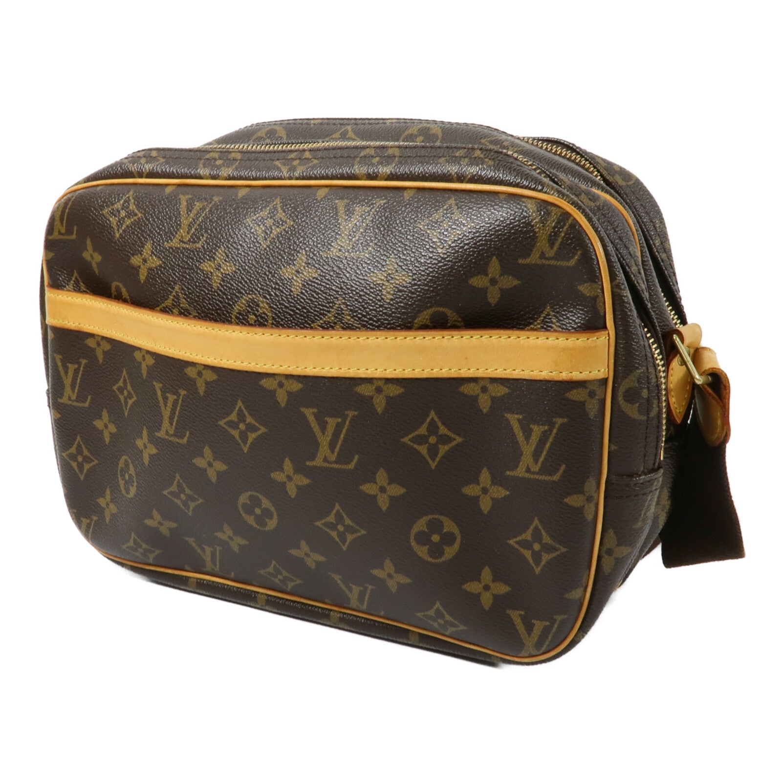 LOUIS VUITTON Monogram Reporter PM肩背袋