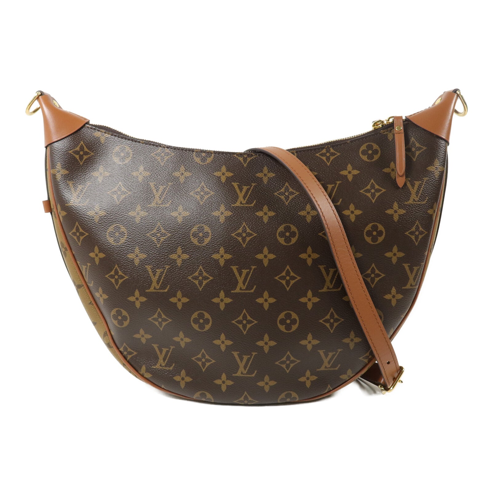 LOUIS VUITTON Monogram Reverse Loop Hobo手挽肩背兩用袋