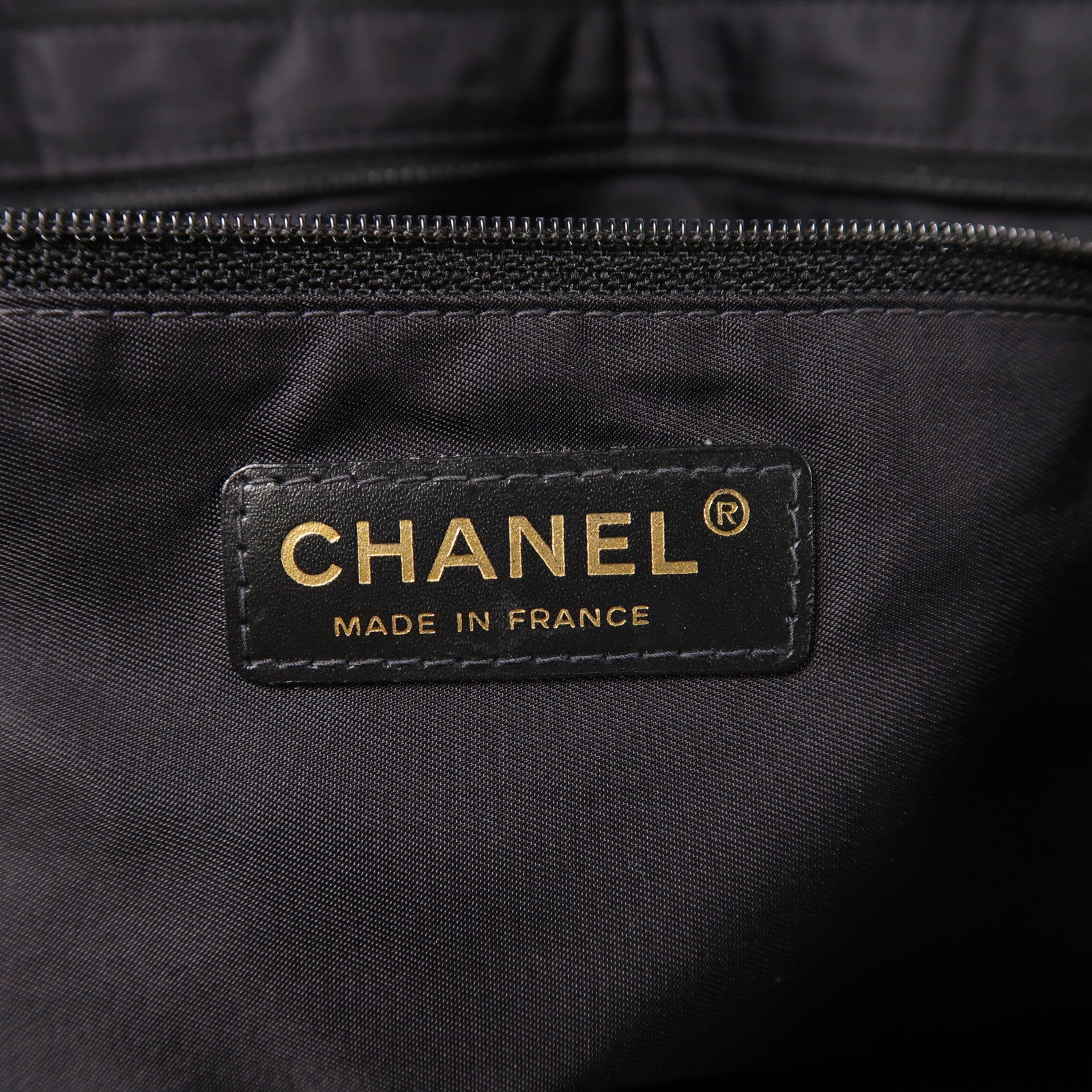 CHANEL 尼龍Vintage Tote Bag金扣肩背袋