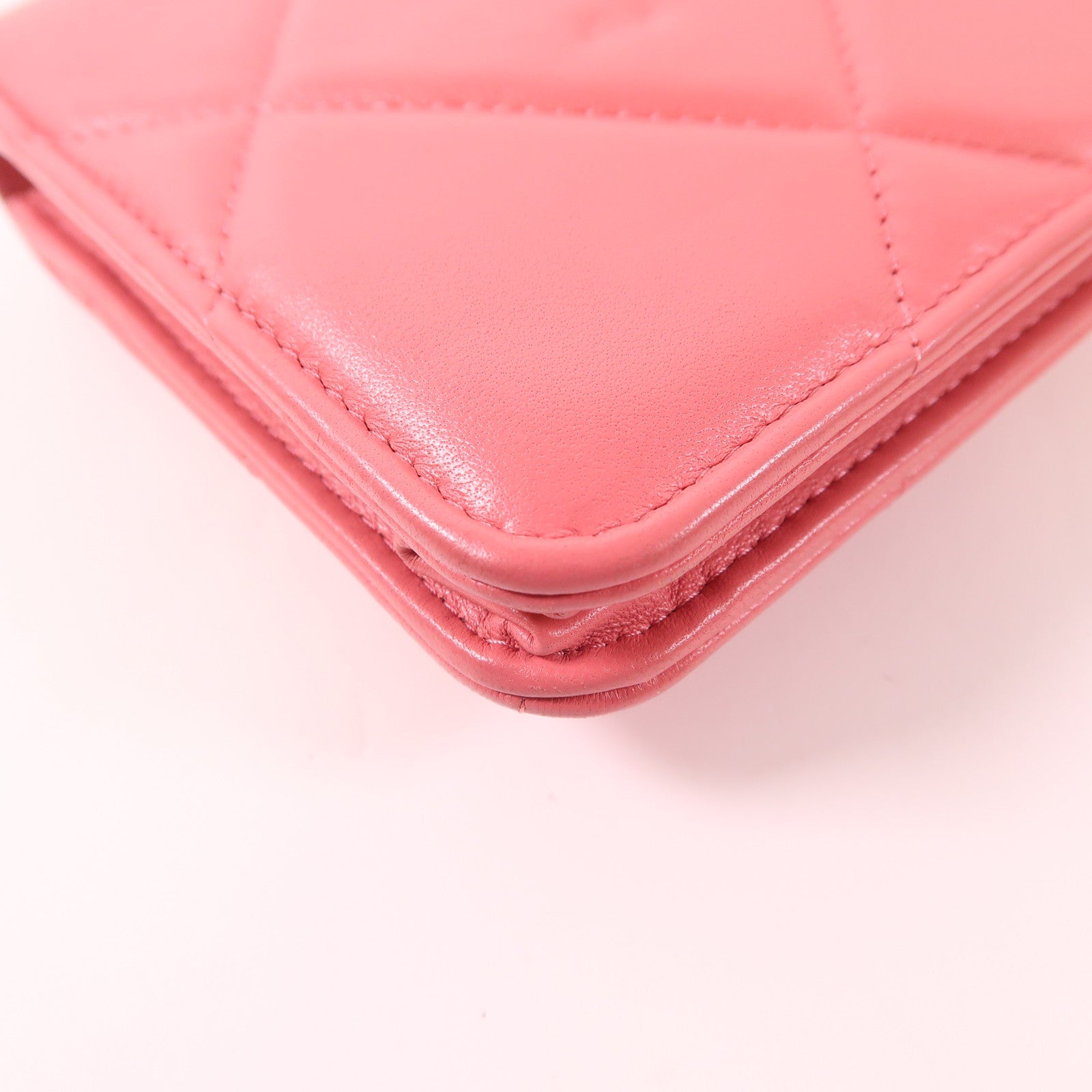 CHANEL 羊皮皮革Wallet On Chain 19鏈帶手挽肩背兩用袋