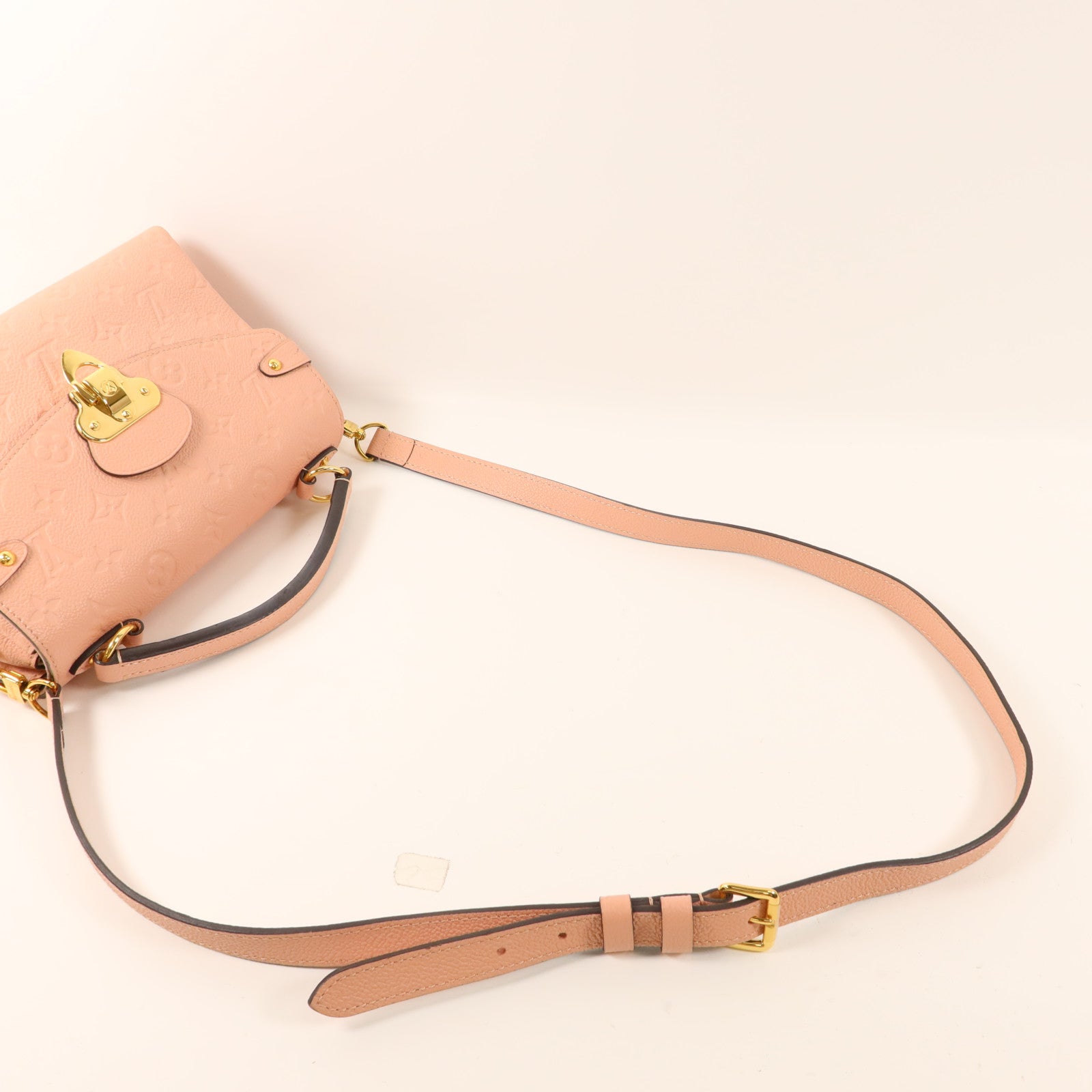 LOUIS VUITTON Monogram Empreinte Georges BB金扣手挽肩背兩用袋