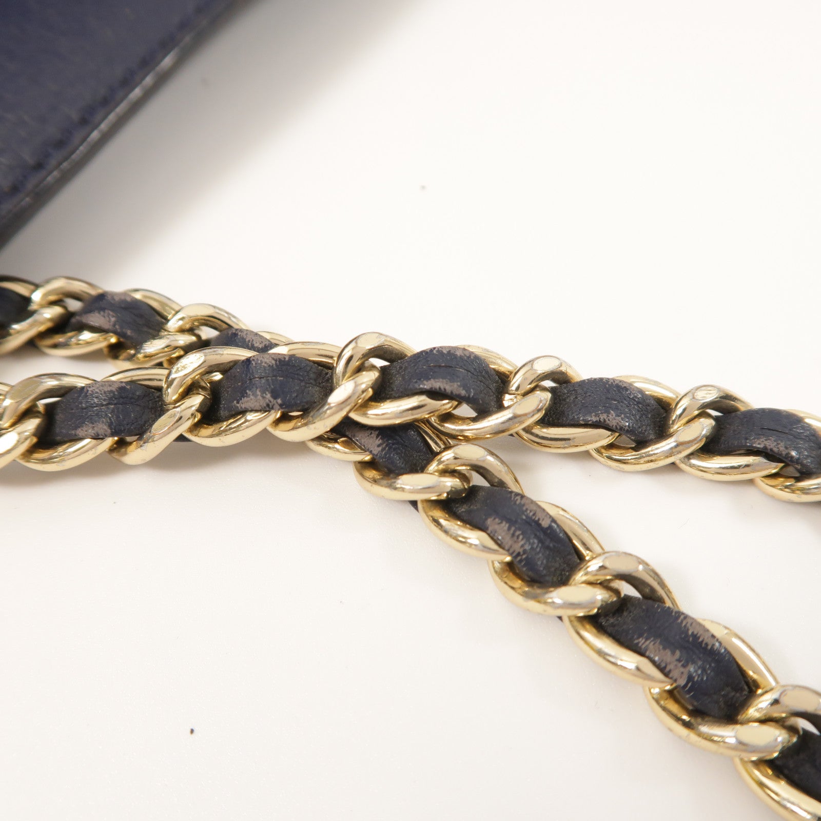 Tory Burch 牛皮皮革Chain Shoulder金扣鏈帶肩背袋