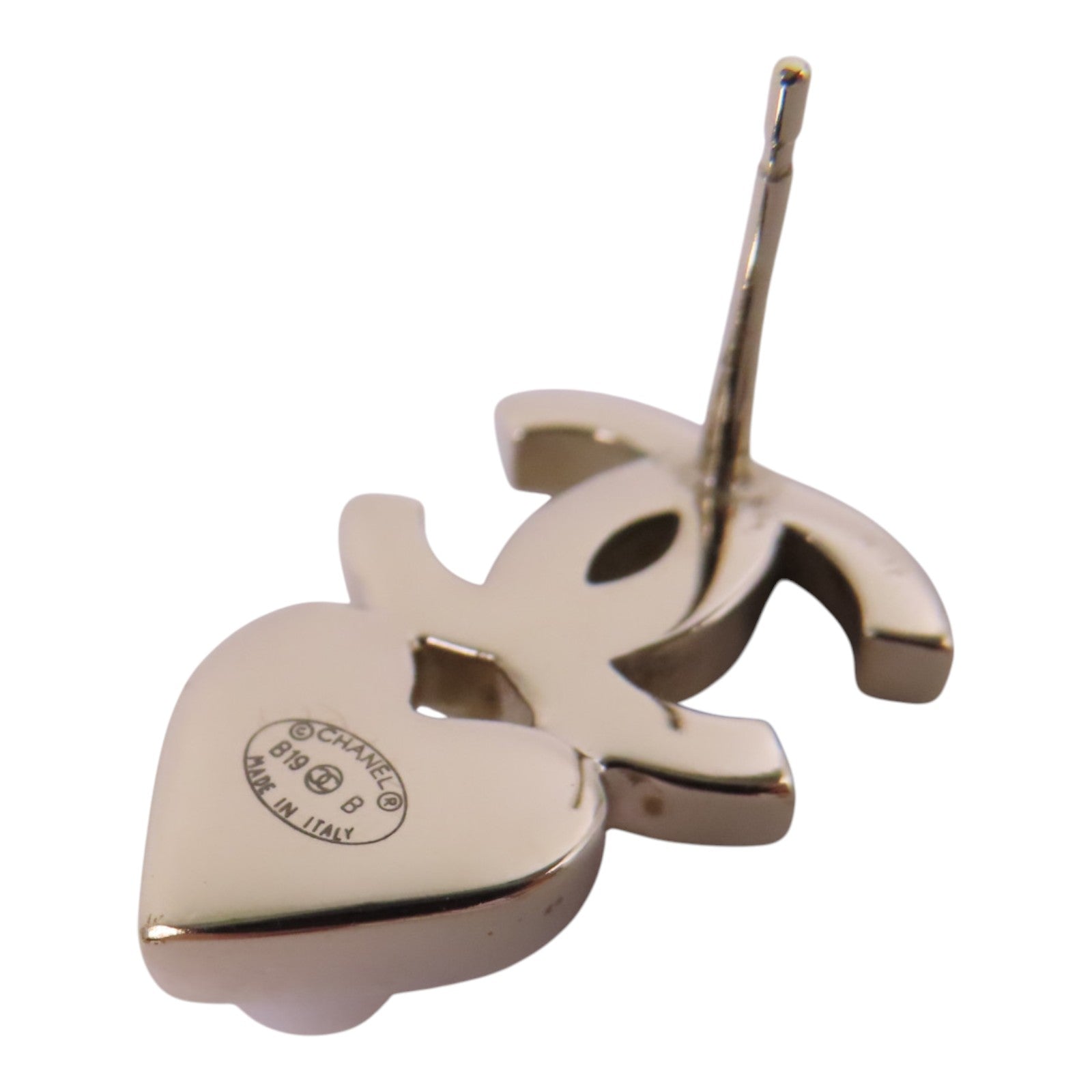 CHANEL 金屬/水鑽/仿珍珠Earrings金扣耳環