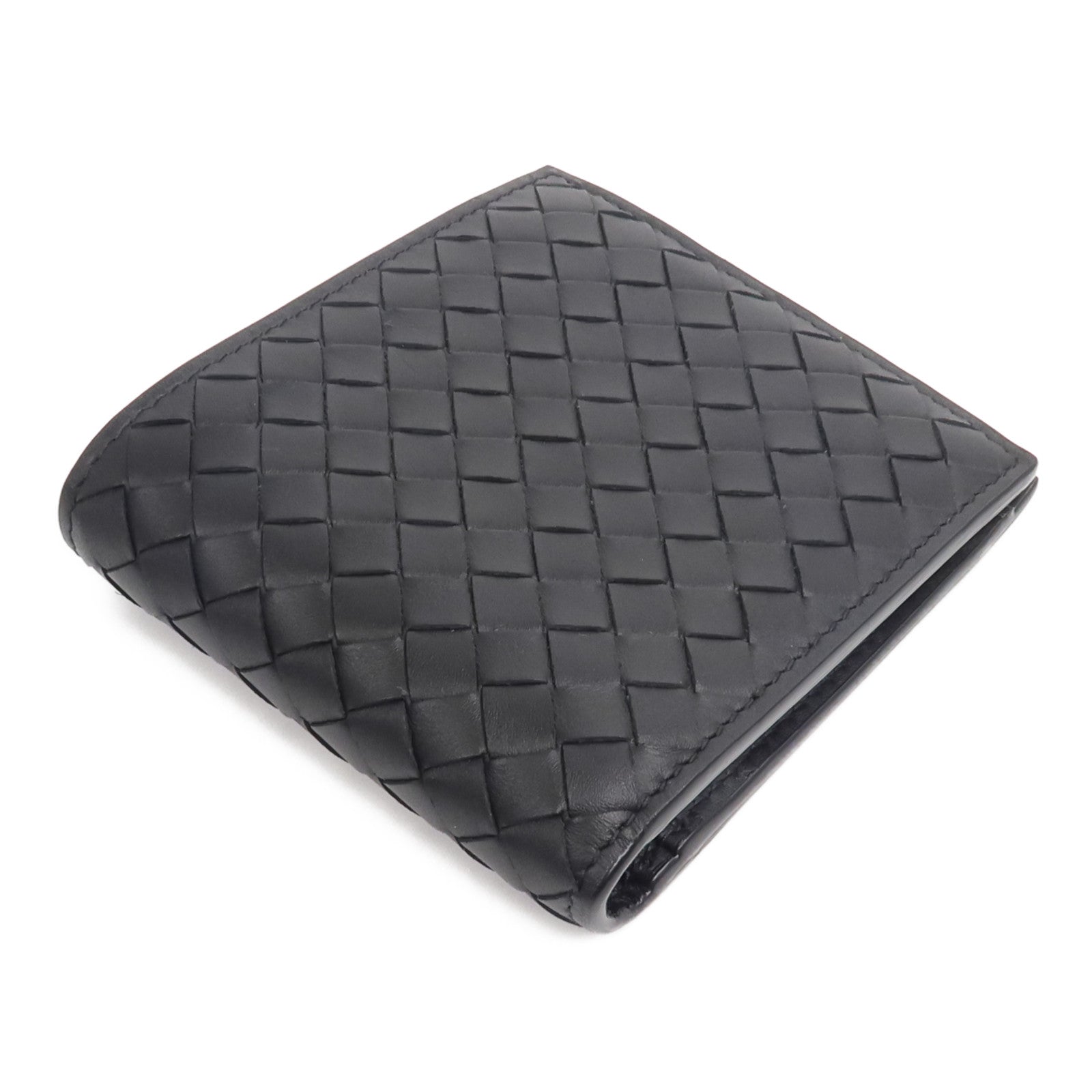 BOTTEGA VENETA 牛皮皮革Intrecciato Bi-Fold Wallet錢包