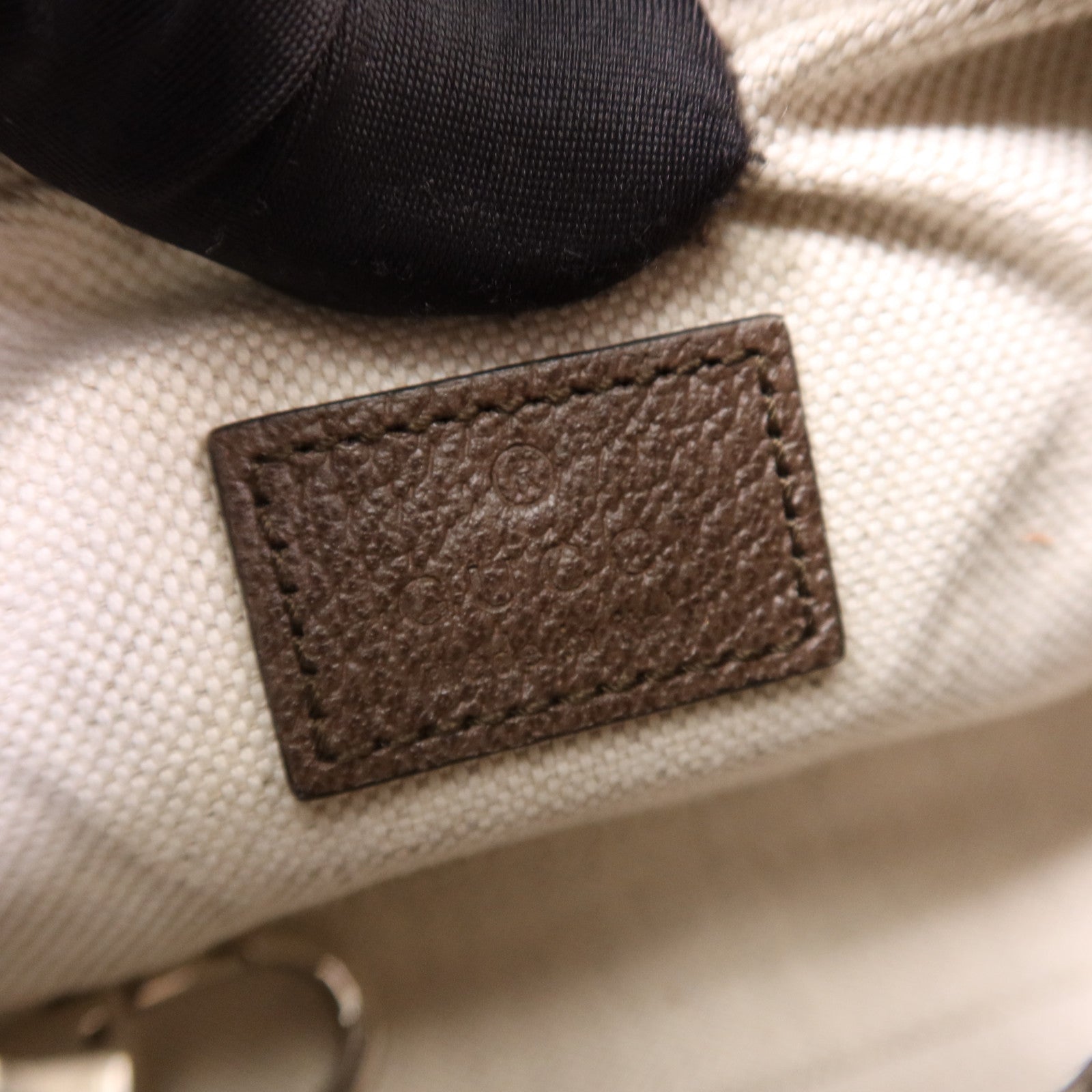 GUCCI 【激減優惠】塗層帆布Attache Mini Bag銀扣手挽袋