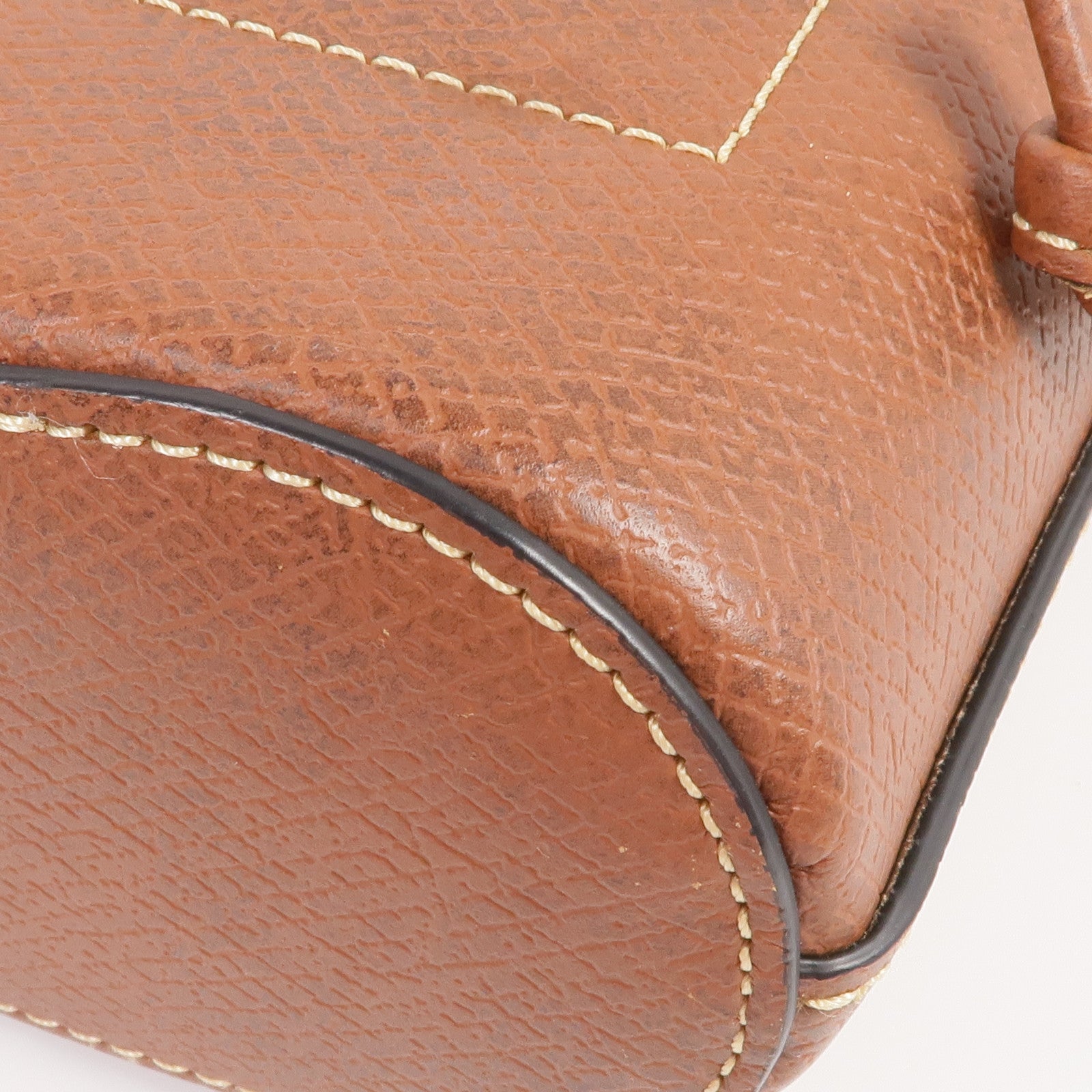 Longchamp 牛皮皮革Shoulder Bag金扣肩背袋