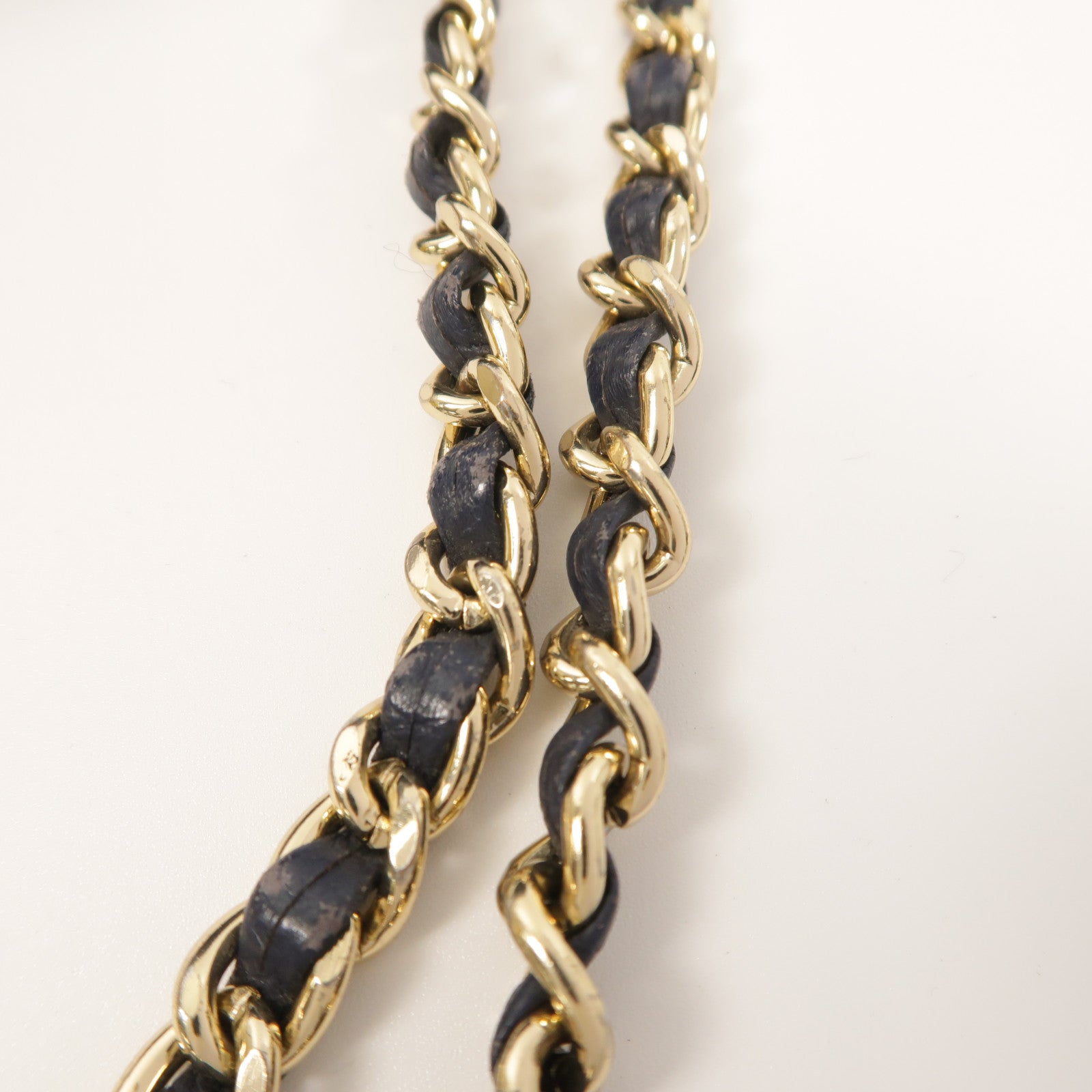 Tory Burch 牛皮皮革Chain Shoulder金扣鏈帶肩背袋