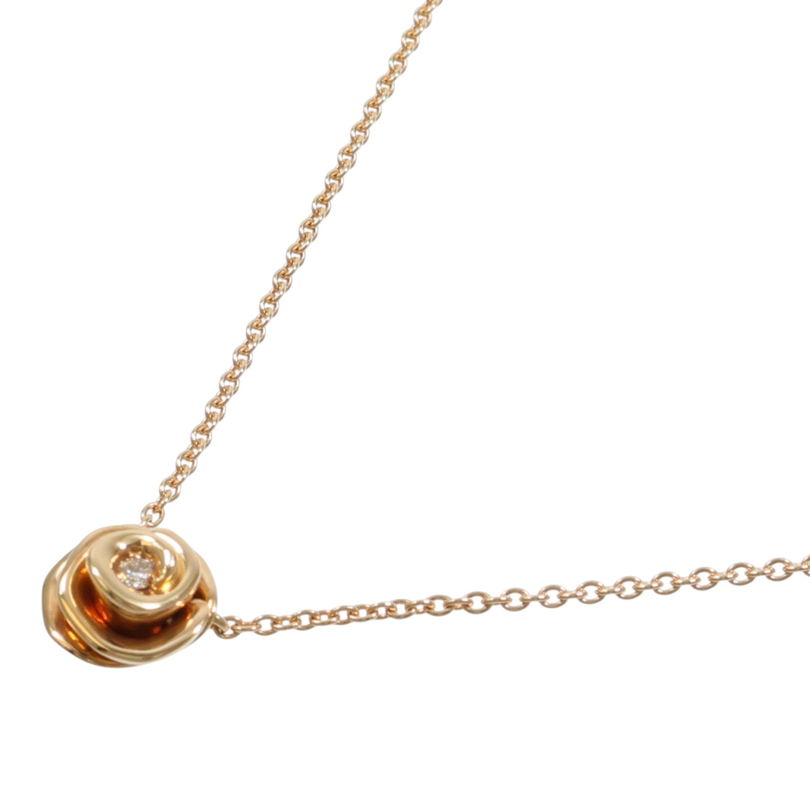 Dior 18K玫瑰金Rose Dior Couture鑽石項鍊