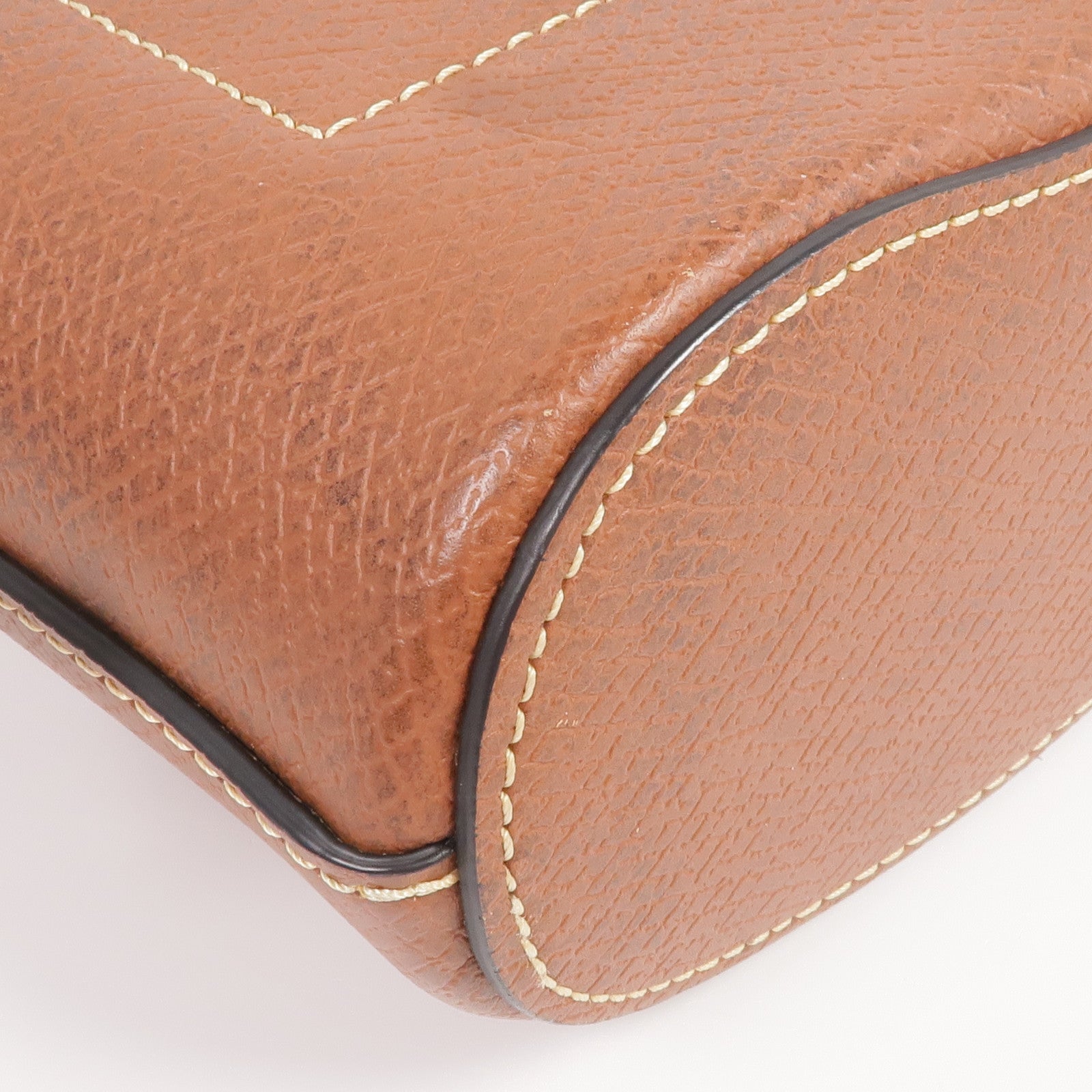 Longchamp 牛皮皮革Shoulder Bag金扣肩背袋
