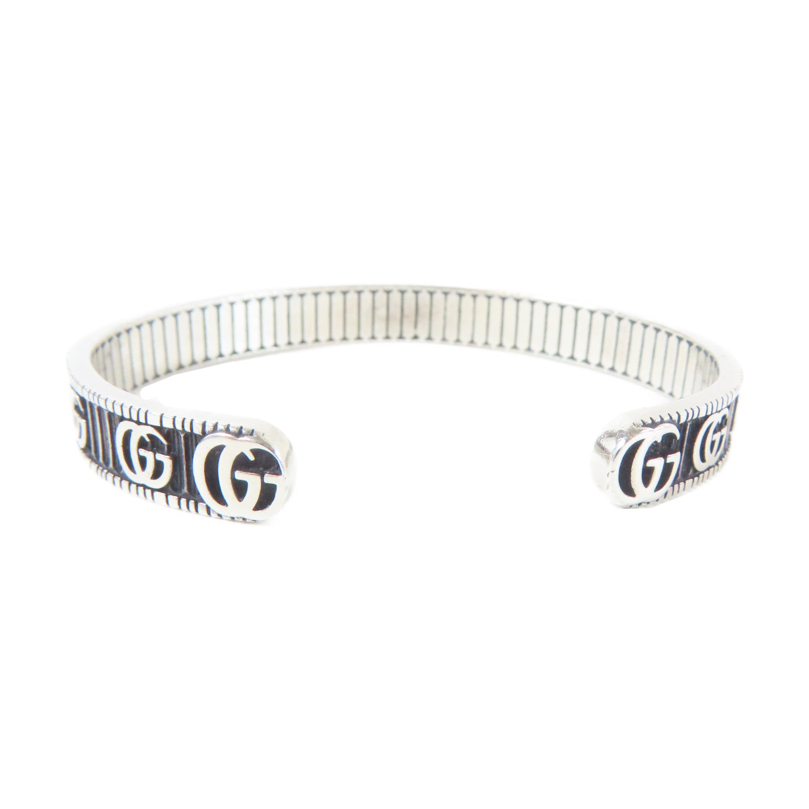 GUCCI 純銀Bracelet手鐲銀色#17cm
