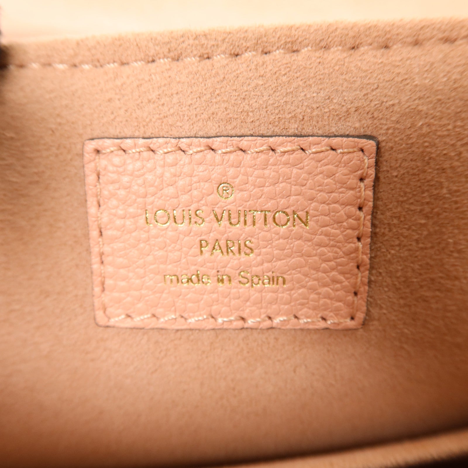 LOUIS VUITTON Monogram Empreinte Georges BB金扣手挽肩背兩用袋
