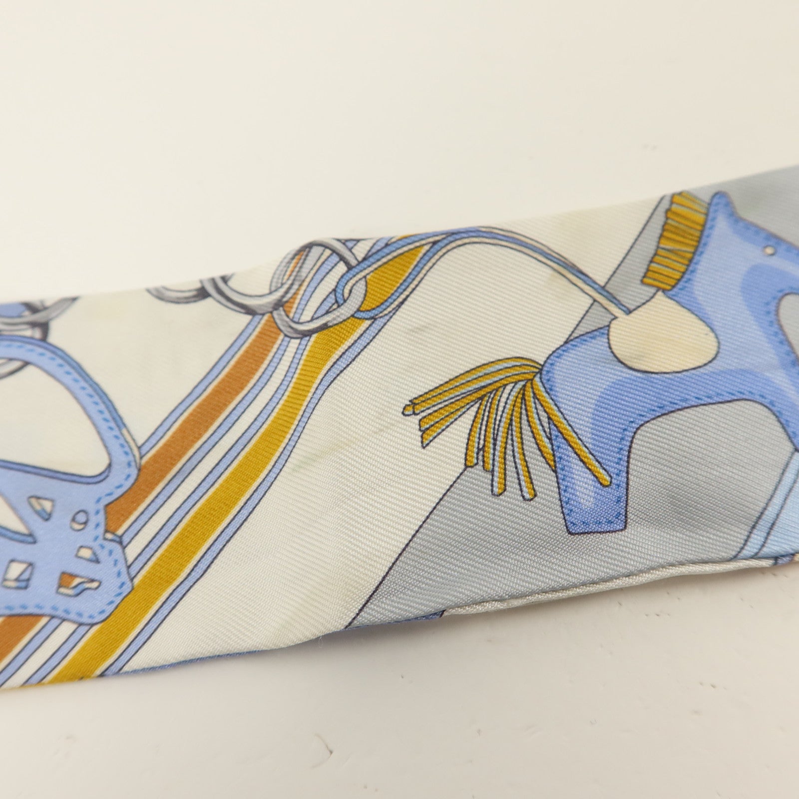 HERMES 絲質Twilly絲巾