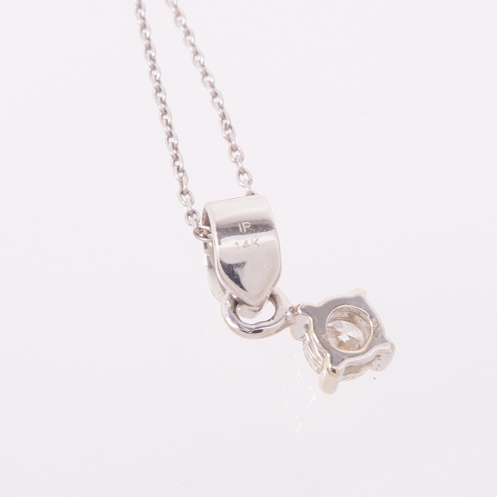 JEWELRY 14K白金Diamond Necklace鑽石項鍊