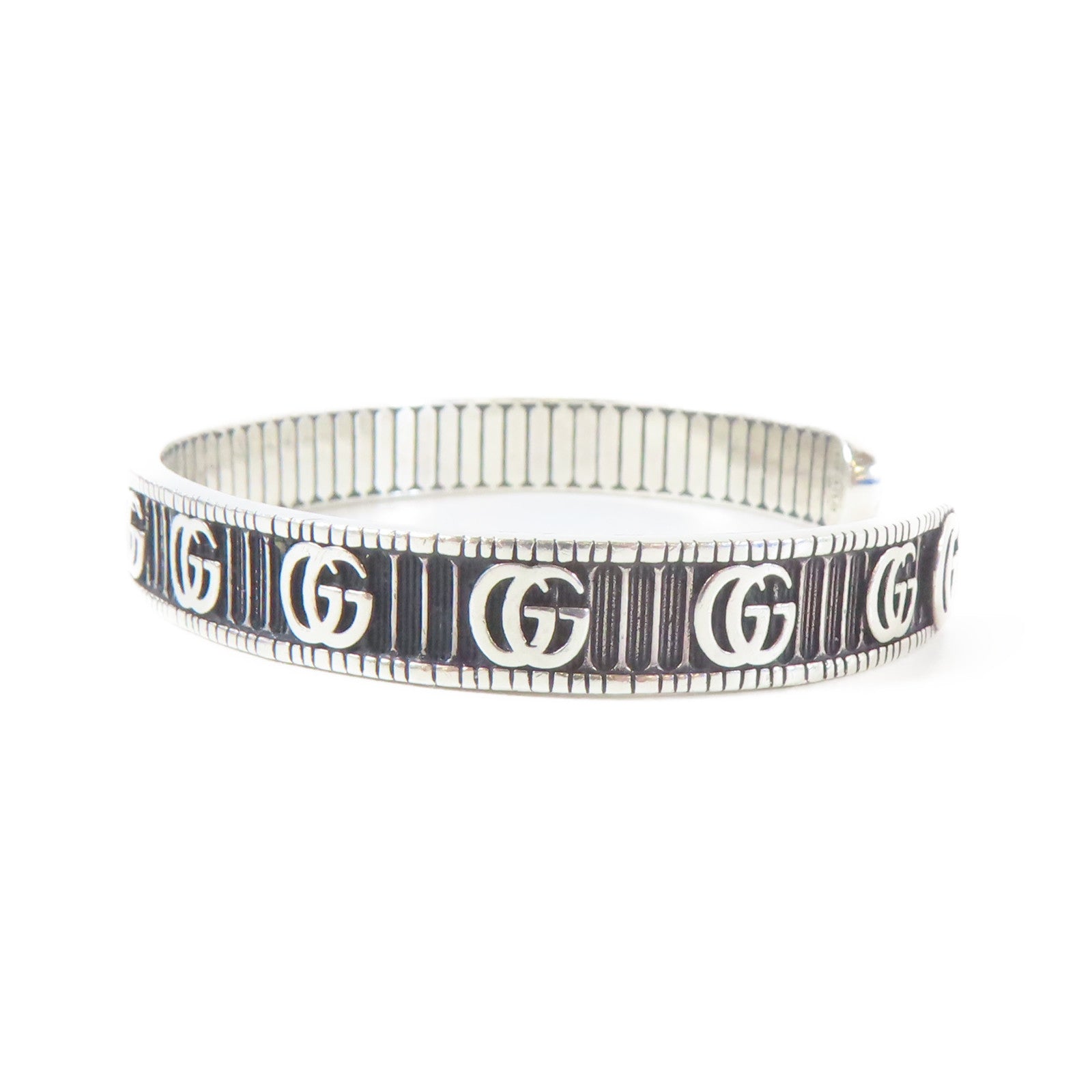 GUCCI 純銀Bracelet手鐲銀色#17cm