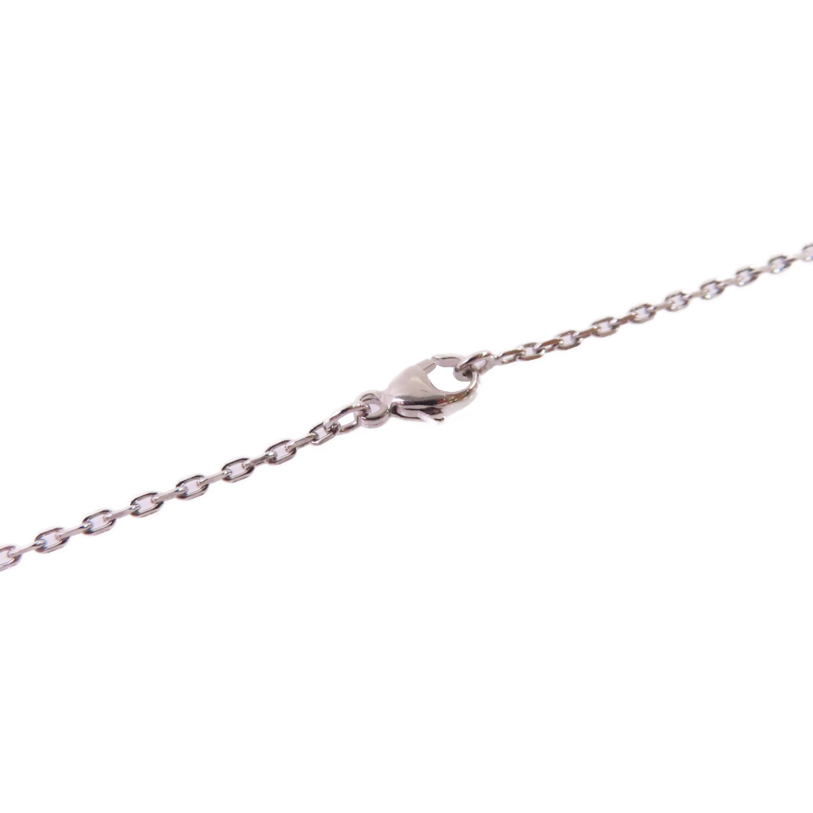 HERMES 金屬/琺瑯Mini Pop H Necklace銀扣項鏈黑色