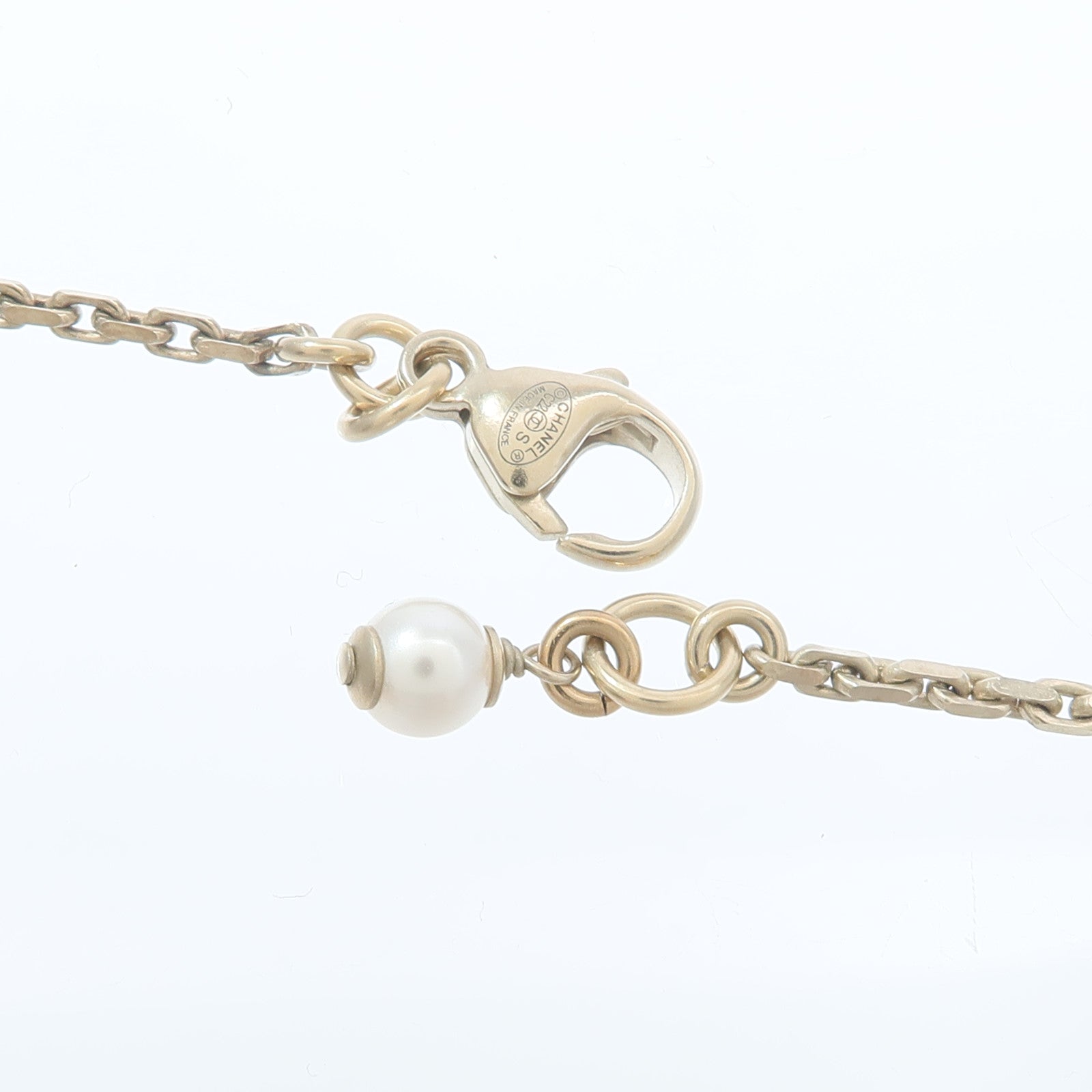 CHANEL 金屬No.5 Star Pendant Nacklace項鍊