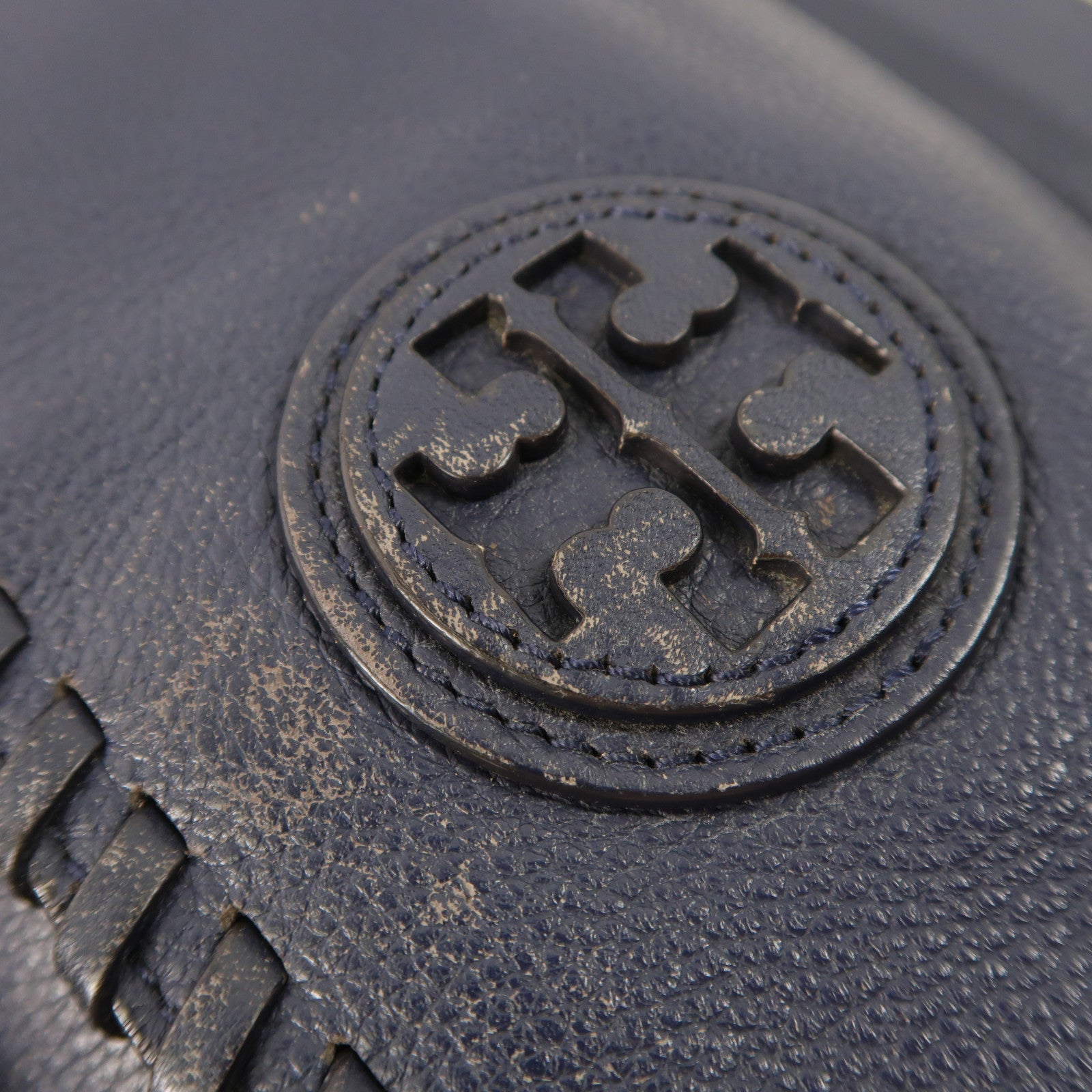 Tory Burch 牛皮皮革Chain Shoulder金扣鏈帶肩背袋