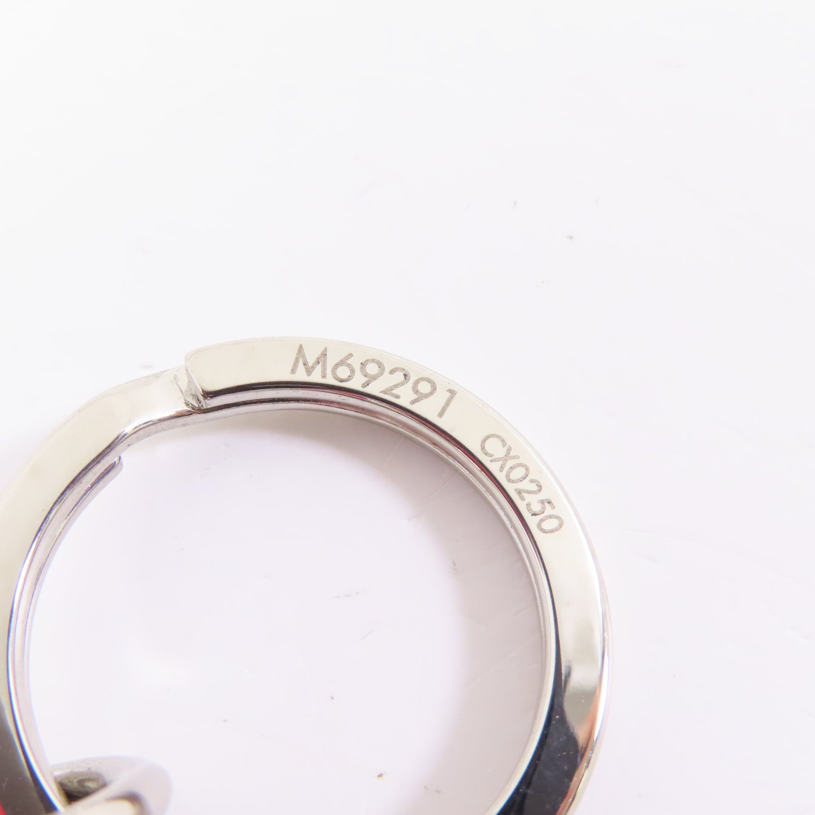 LOUIS VUITTON Monogram Escale Porto Cle Miroir Key Holder銀扣鎖匙扣粉紅色