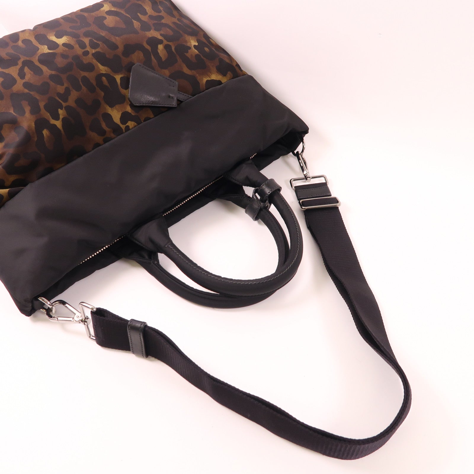 PRADA 尼龍/帆布Shoulder Bag肩背袋