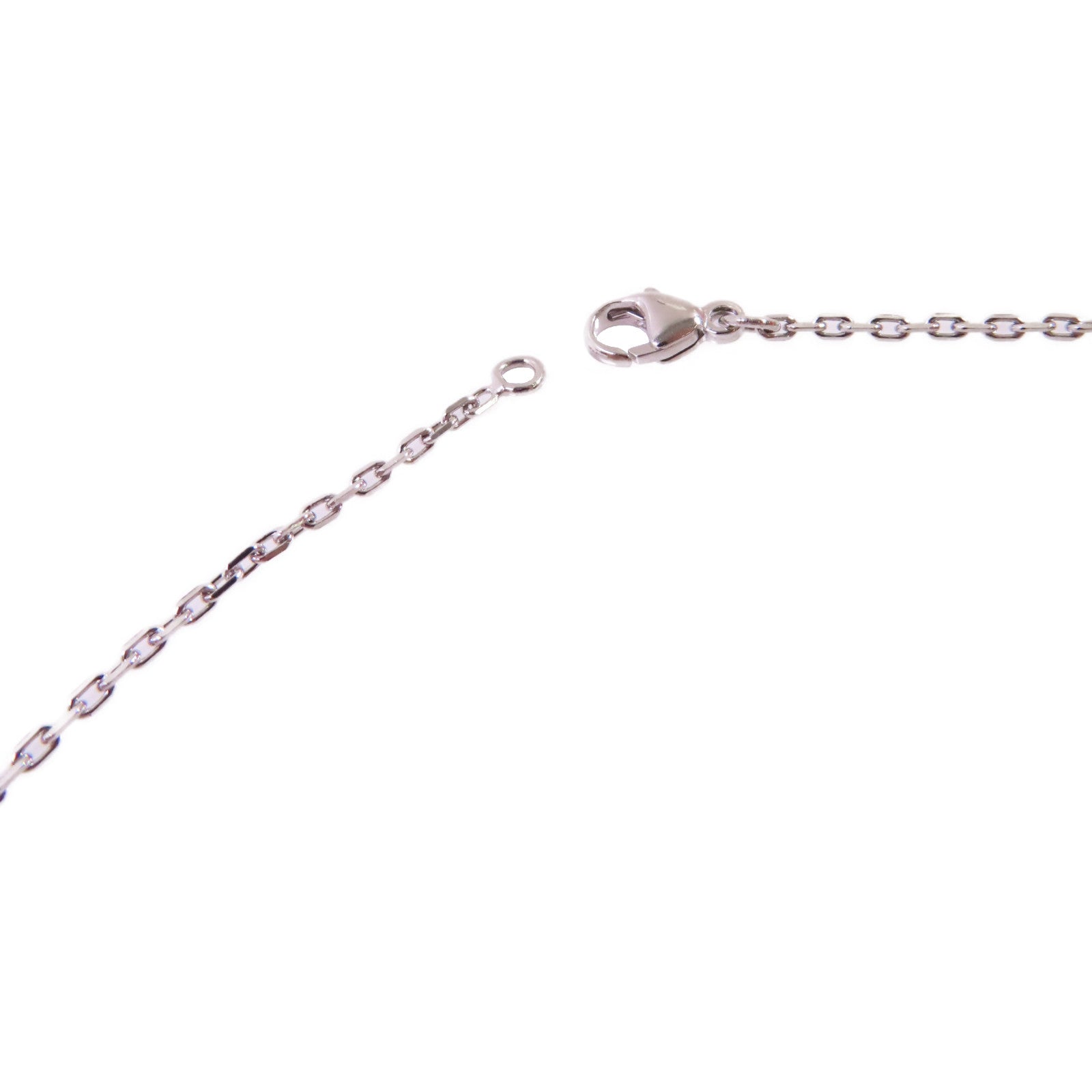HERMES 金屬/琺瑯Mini Pop H Necklace銀扣項鏈黑色