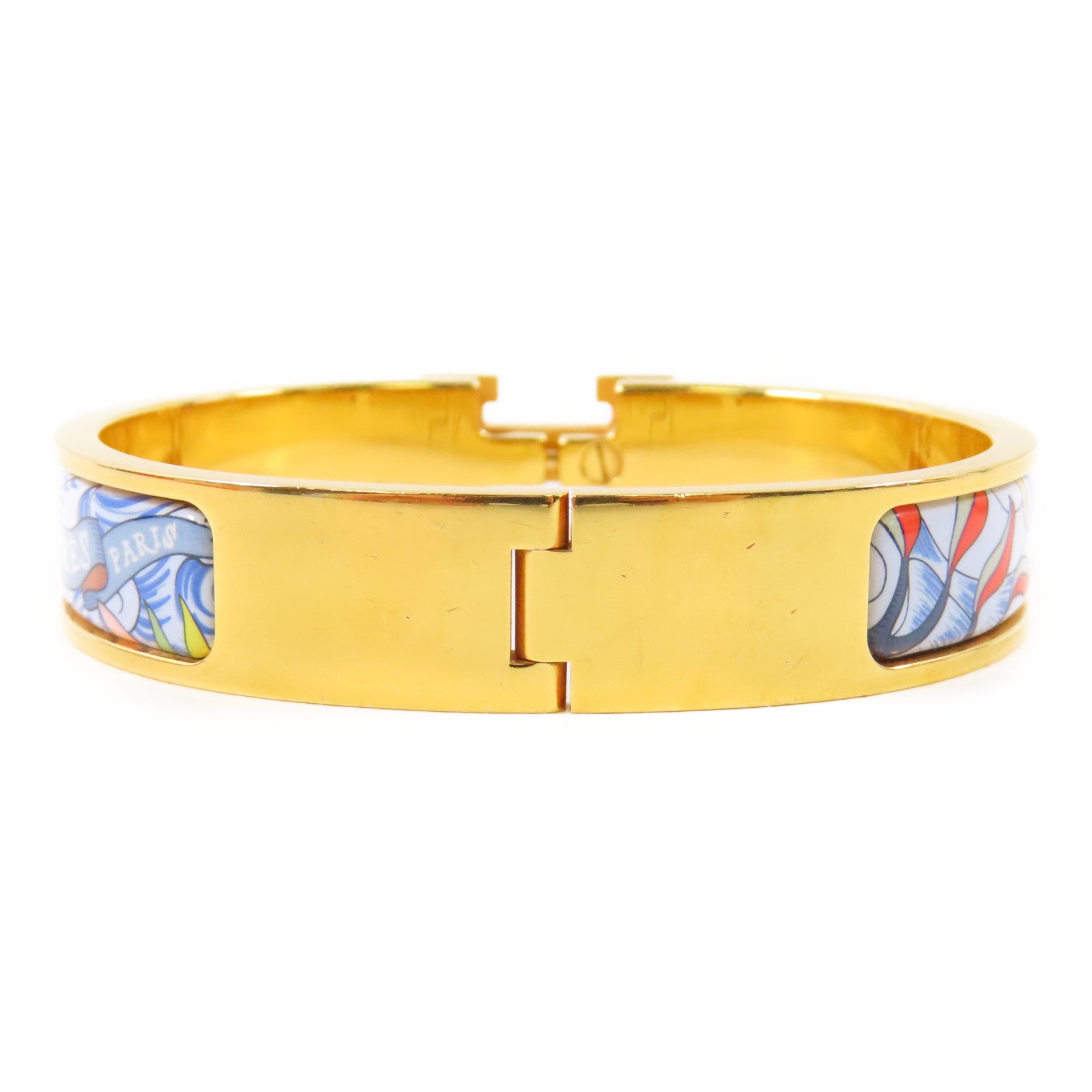 HERMES 金屬Clic H金扣手鐲