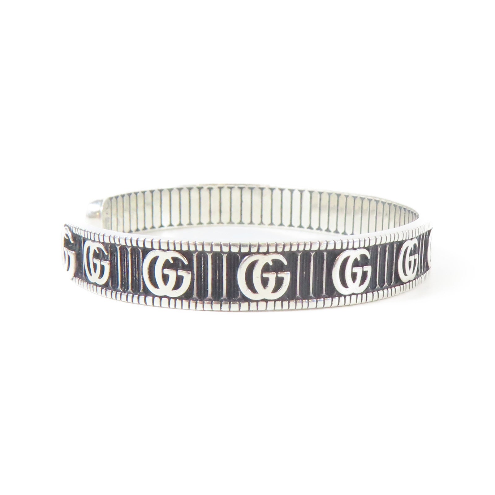 GUCCI 純銀Bracelet手鐲銀色#17cm