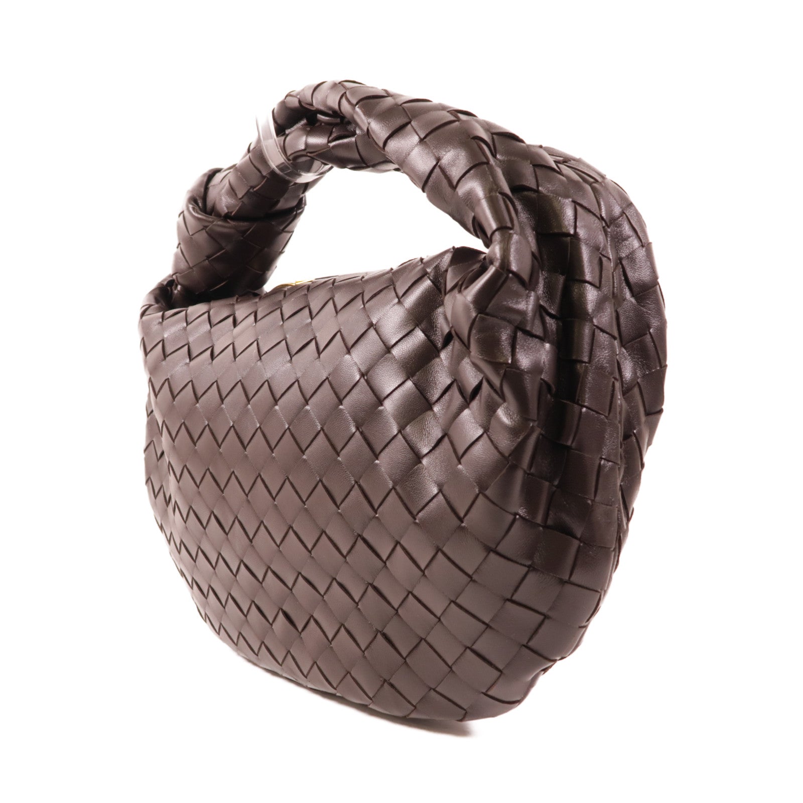 BOTTEGA VENETA 皮革Small Jodie金扣手挽袋