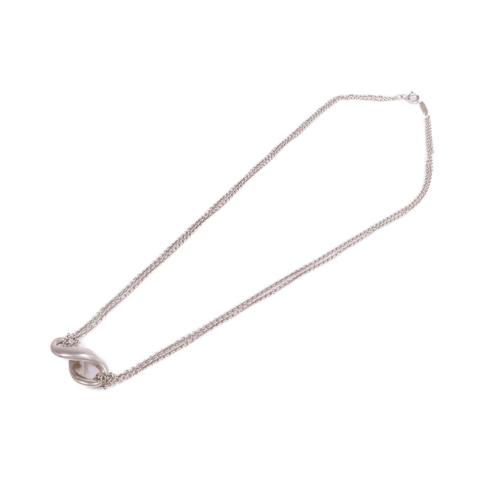 TIFFANY＆CO 925純銀Figure Eight Necklace項鍊