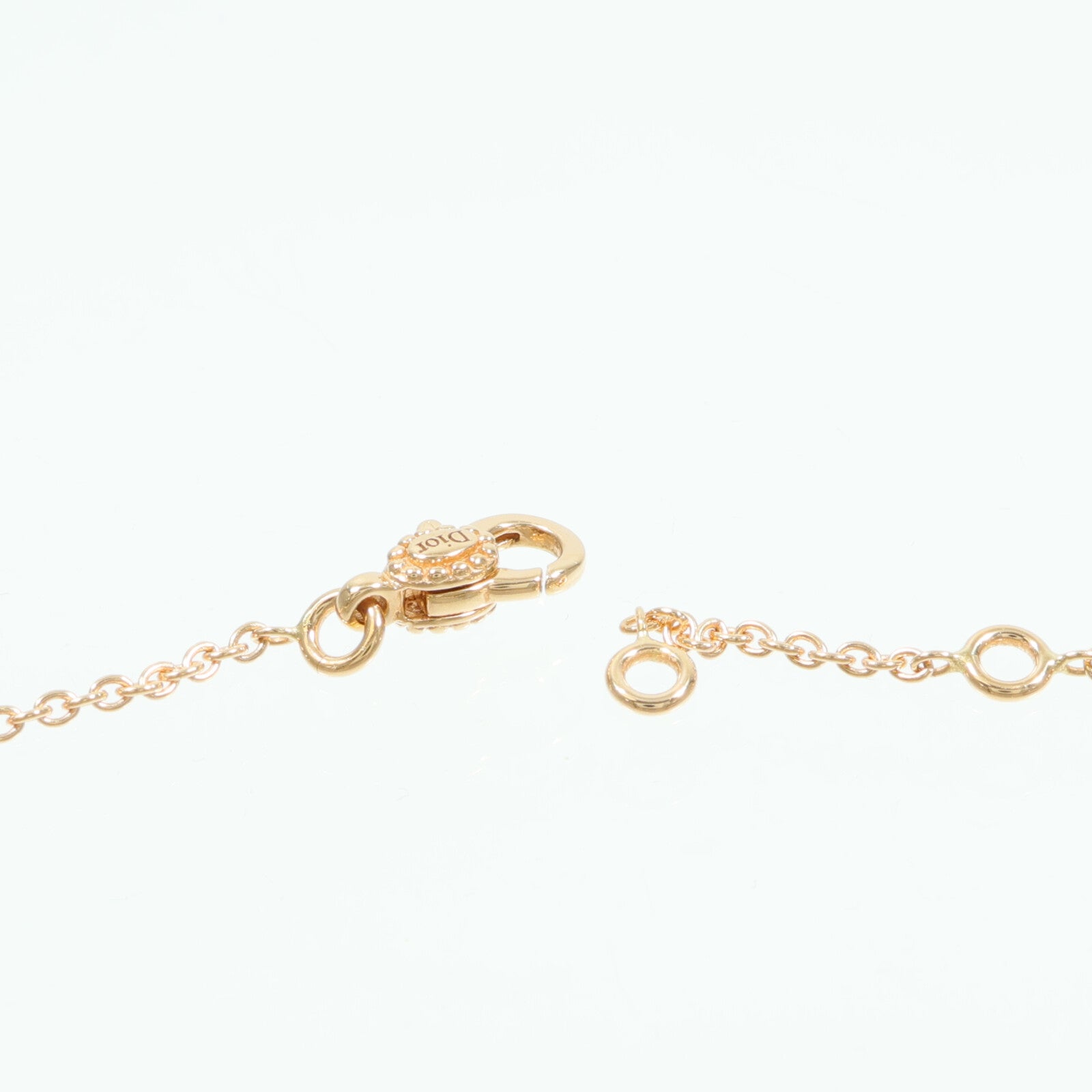 Dior 18K玫瑰金Rose Dior Couture鑽石項鍊
