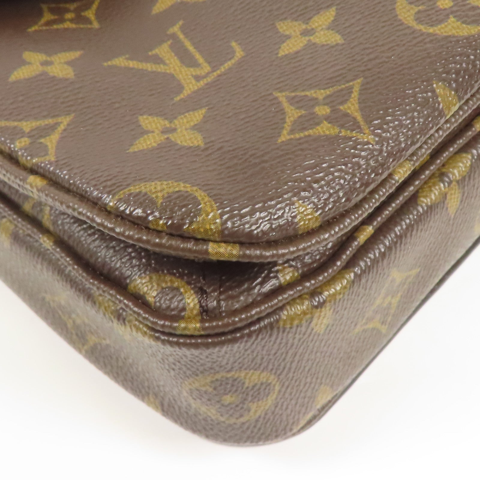 LOUIS VUITTON LV GHW Pochette Metis MM 2way Bag M44875 Monogram Brown