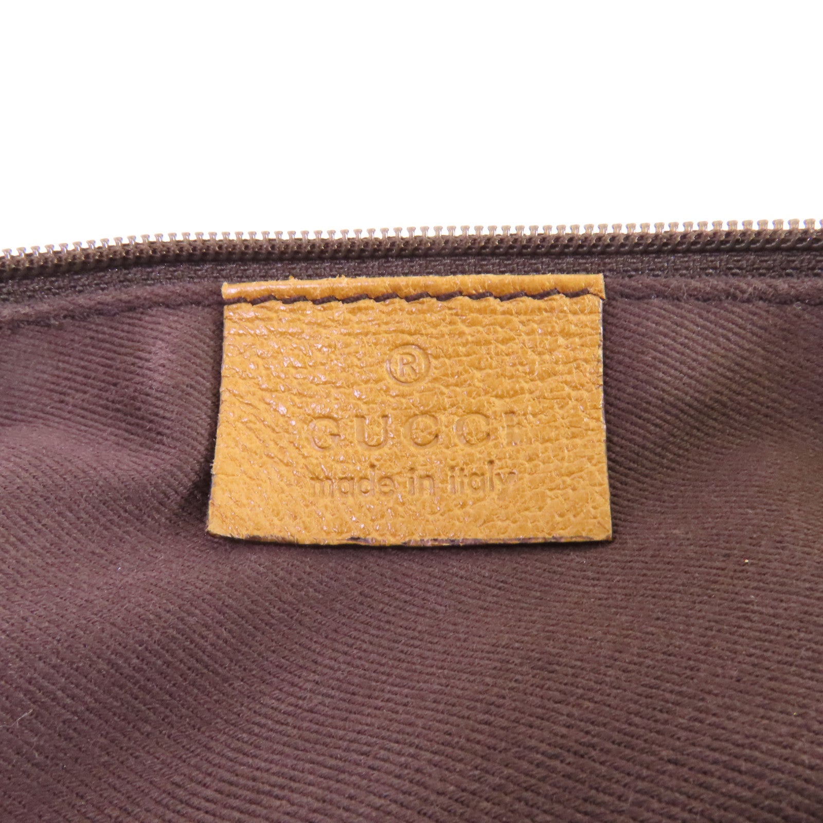 GUCCI 帆布Shoulder Bag銀扣肩背袋